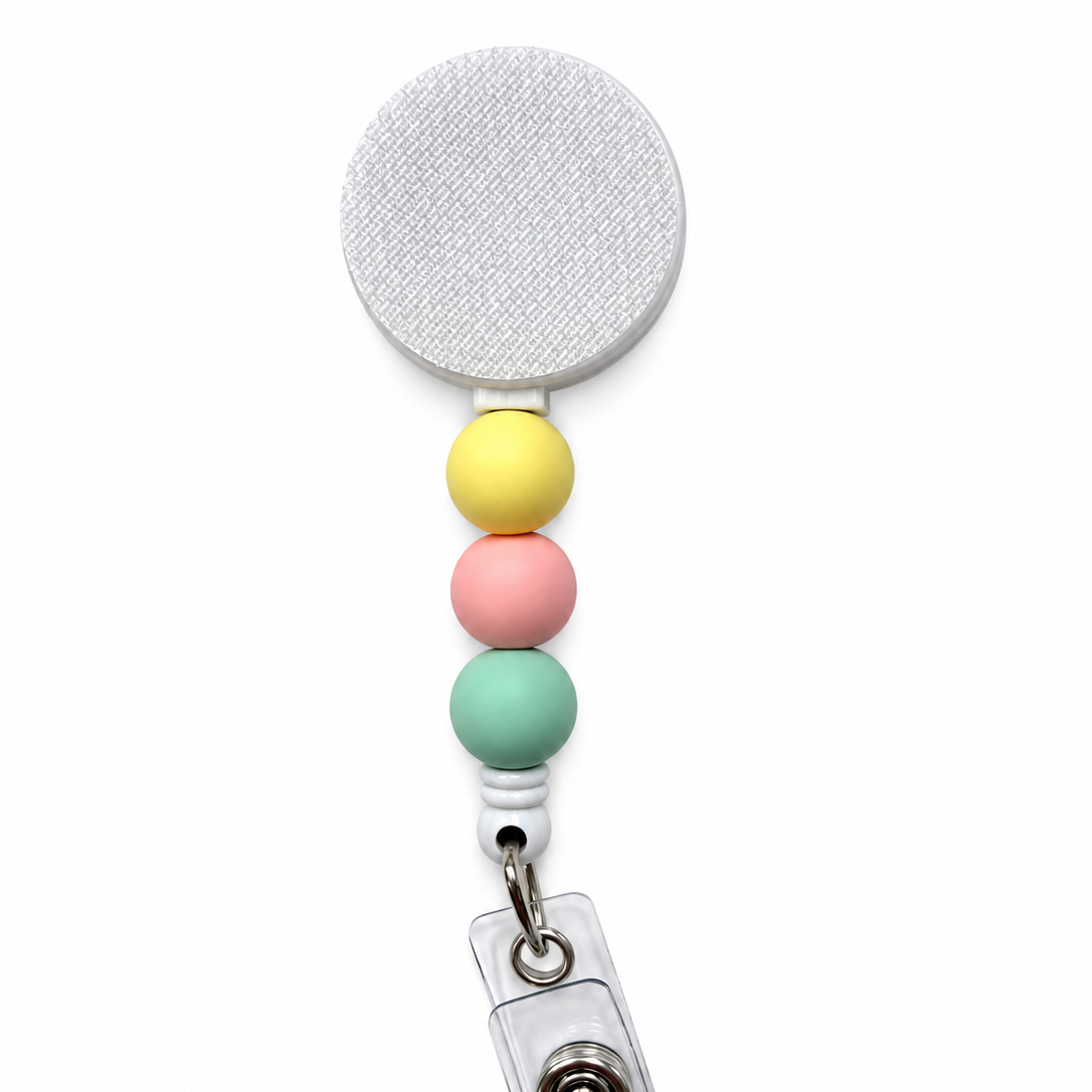 Pastel Party Interchangeable Badge Reel