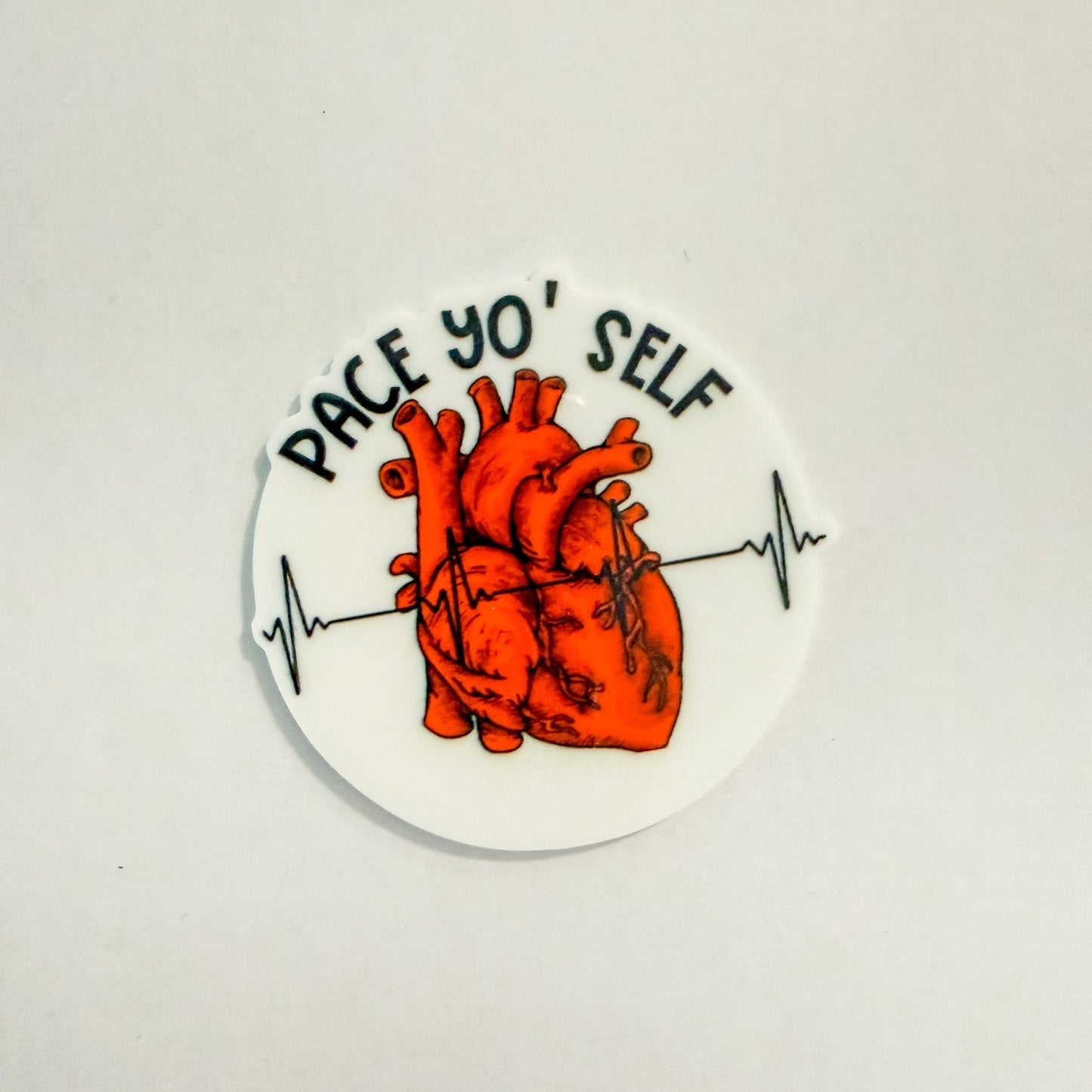 Pace Yo' Self Cardiac Heart / PLASTIC Add on