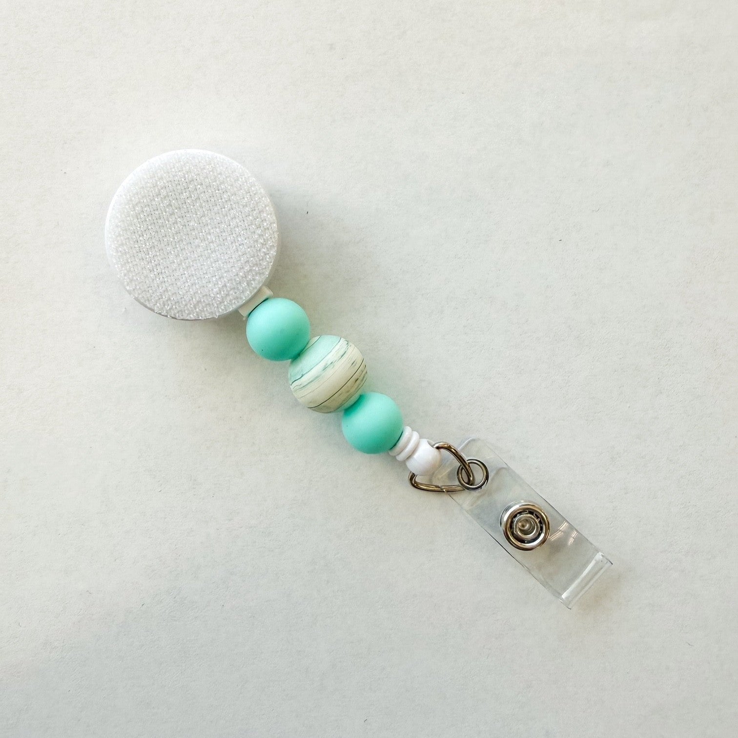 Mint Marble Interchangeable Badge Reel
