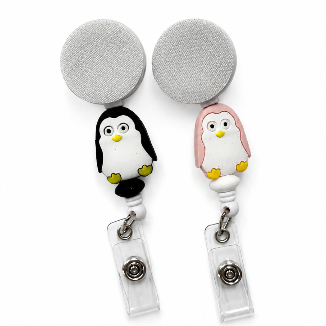 Penguin Interchangeable Badge Reel