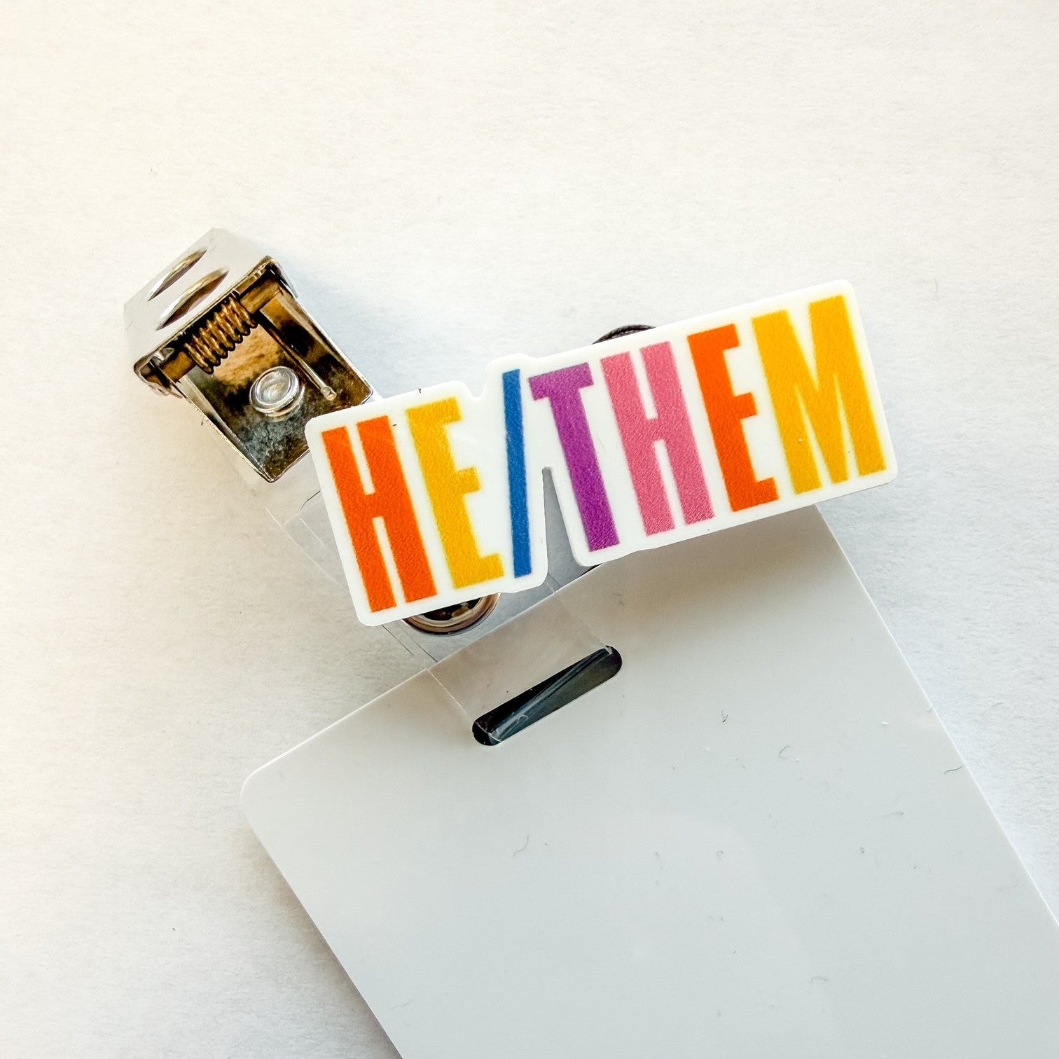Badge Topper / CHARM COLLECTION - He/Him - Charm Only