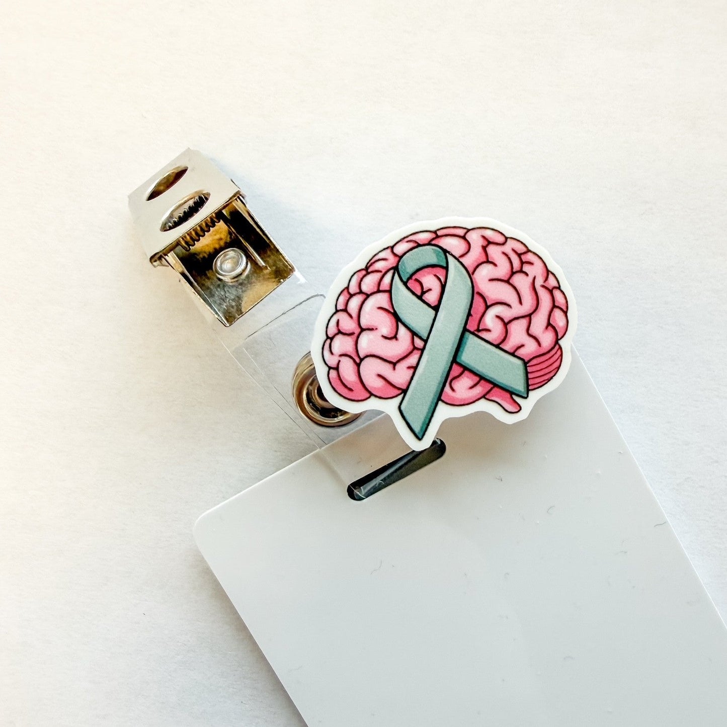 Badge Topper / CHARM COLLECTION - Brain Cancer Awareness - Charm Only