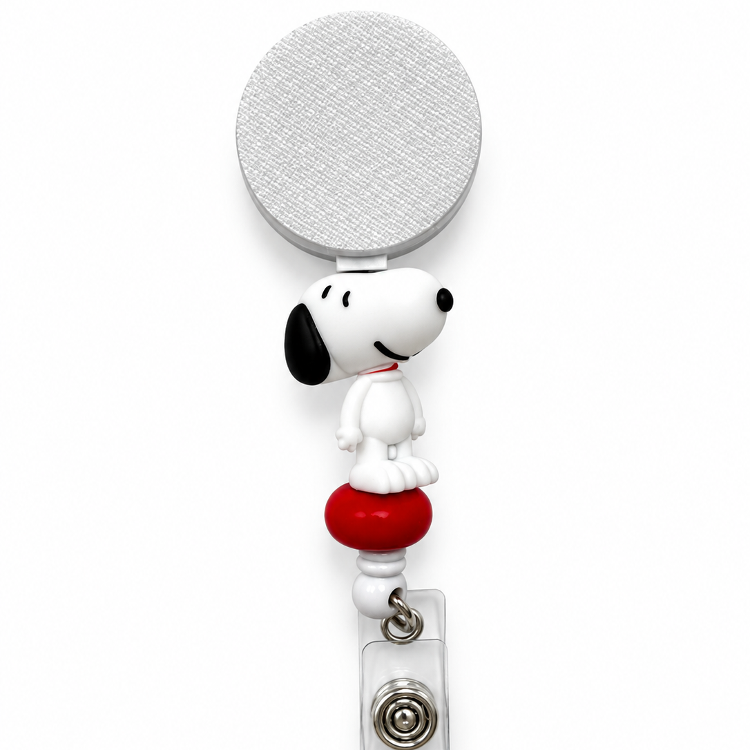 Snoopy Interchangeable Badge Reel