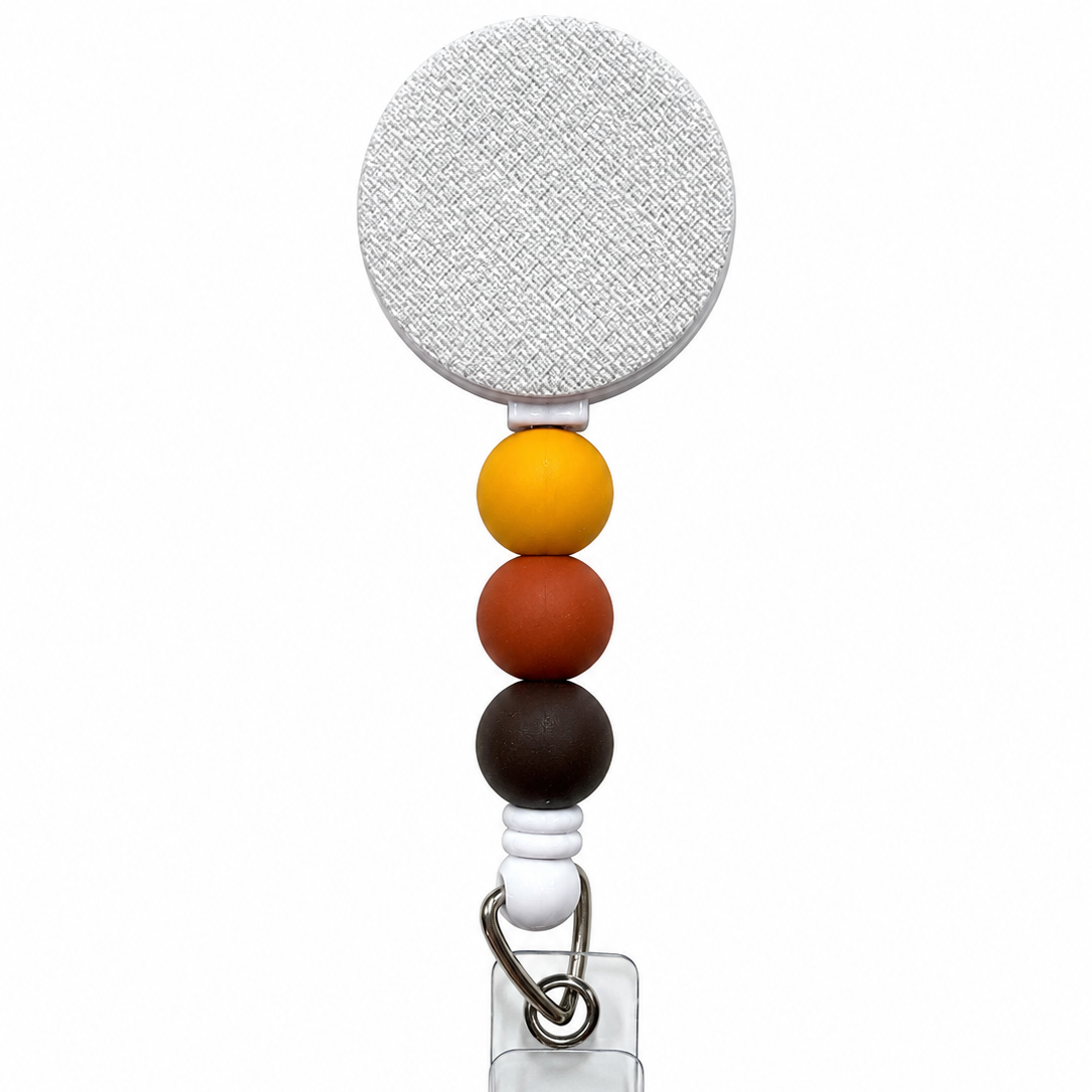 Spiced Cider Interchangeable Badge Reel