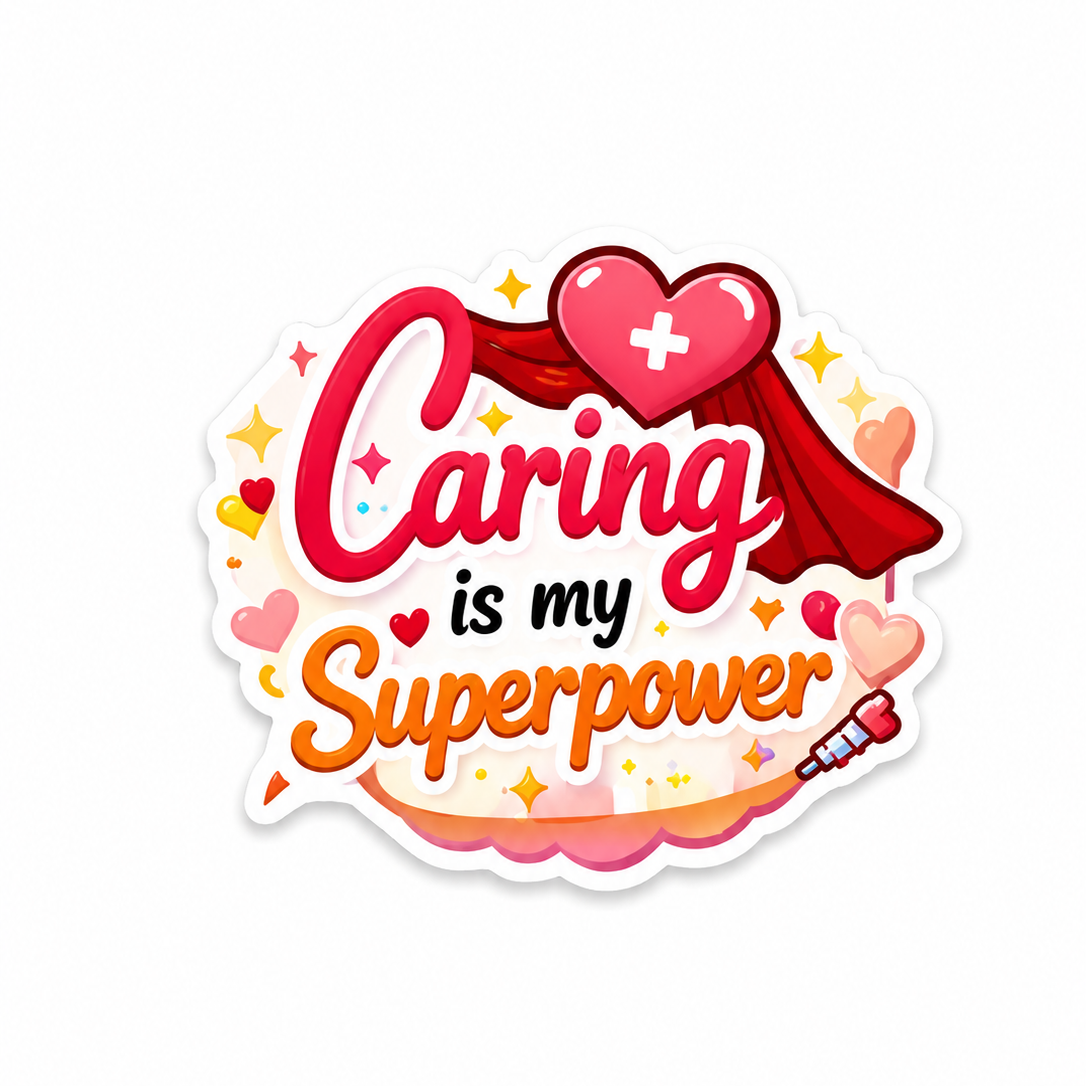 Caring Is My Superpower / PLASTIC Add on