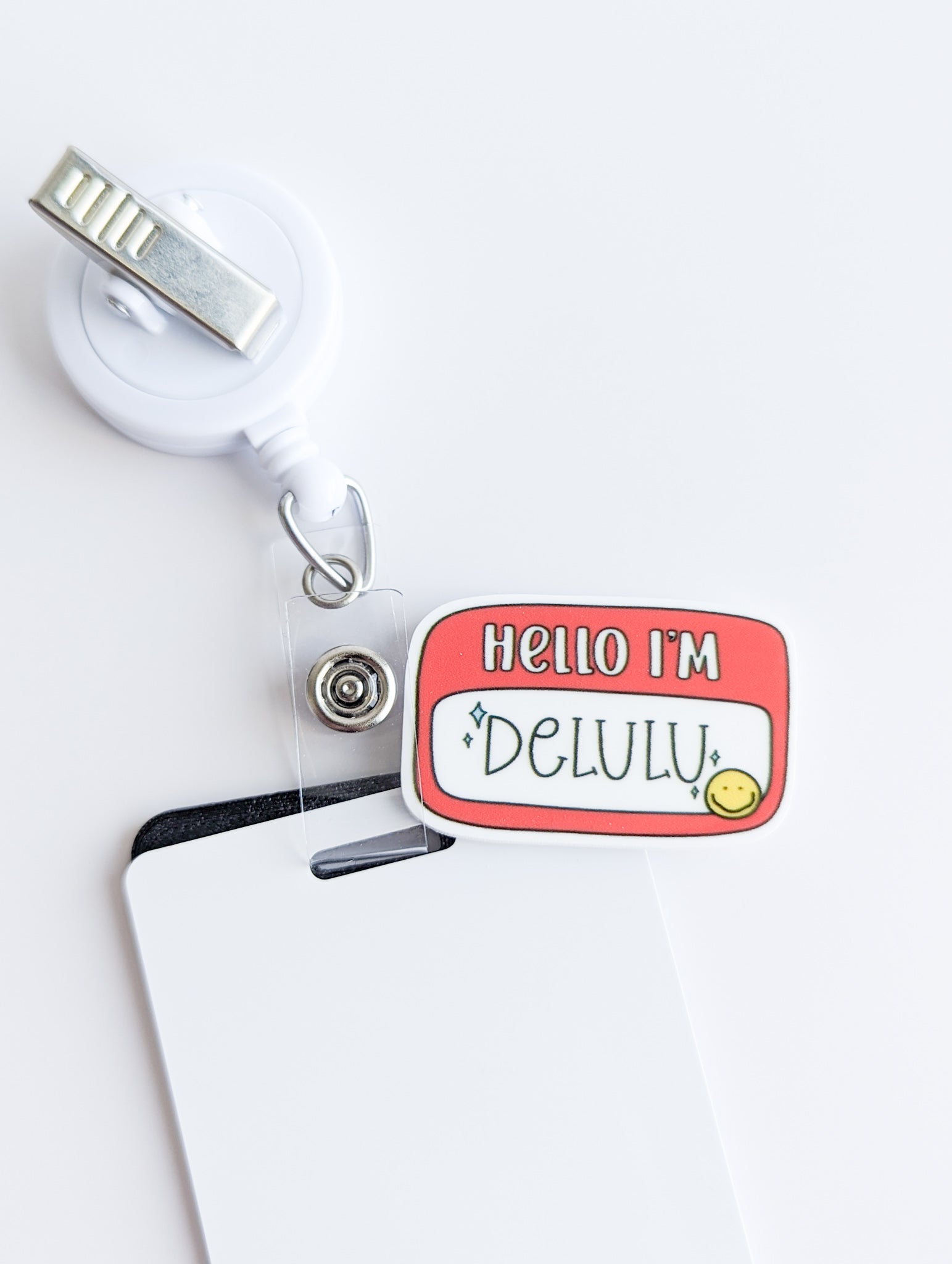 Badge Topper / CHARM COLLECTION - Hello I'm Delulu - Charm Only / 3C22