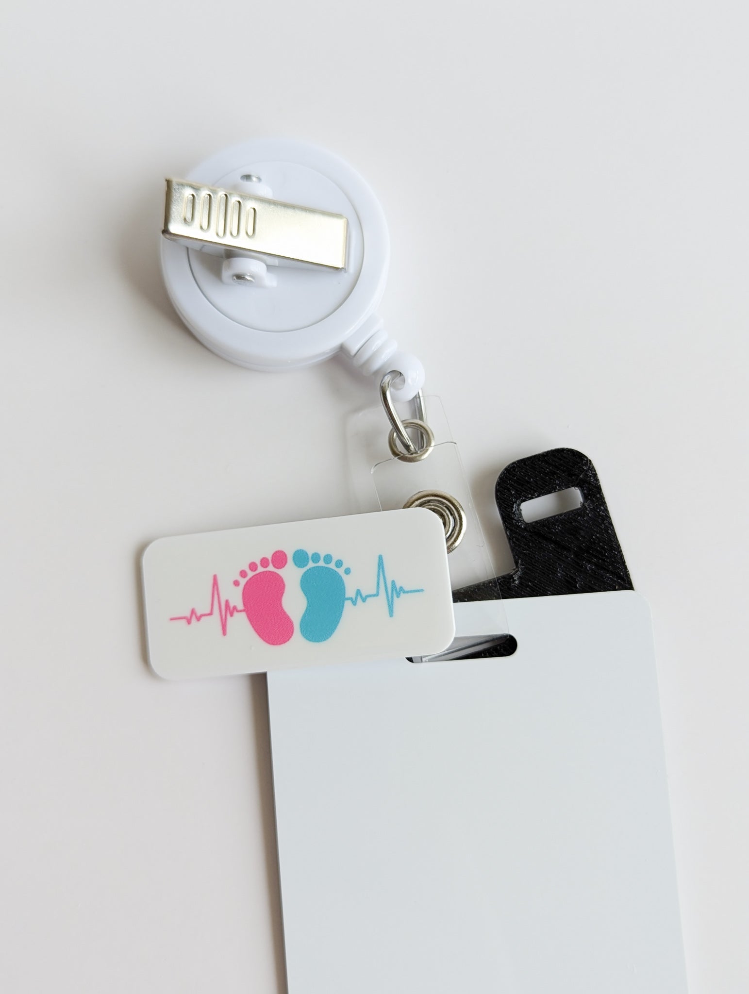 Badge Topper / CHARM COLLECTION - Baby Feet - Charm Only