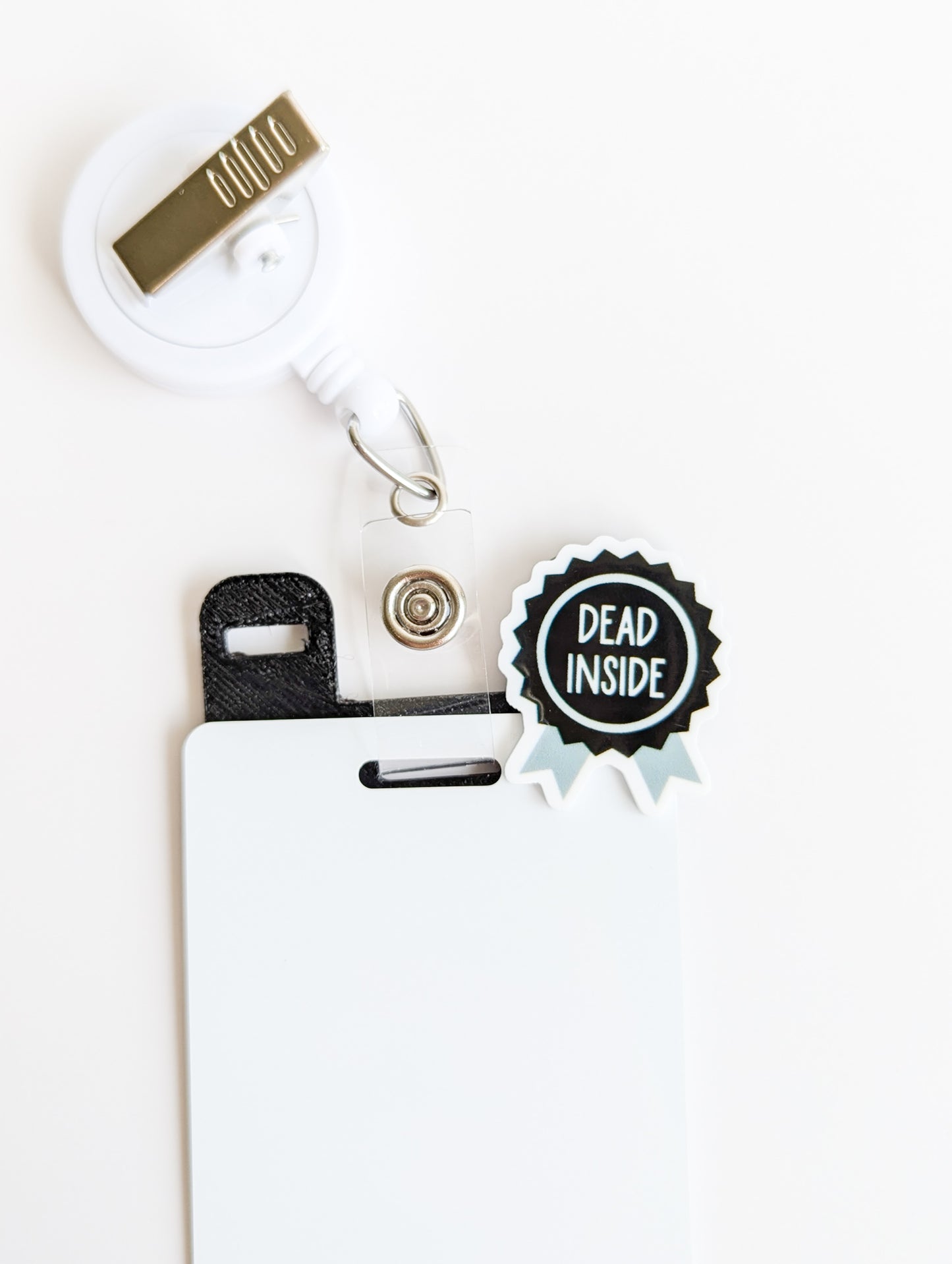 Badge Topper / CHARM COLLECTION - Dead Inside - Charm Only