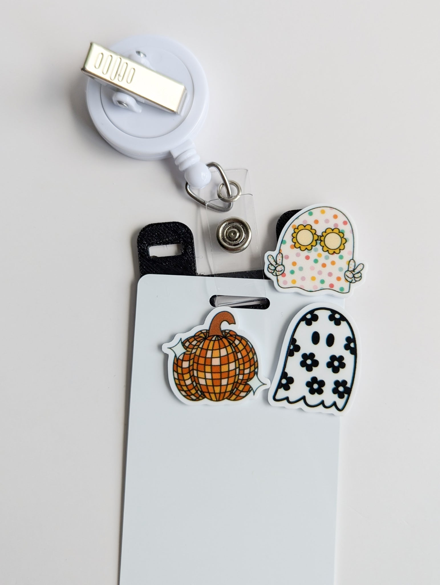Badge Topper / CHARM COLLECTION - Fall Halloween - Charm Only
