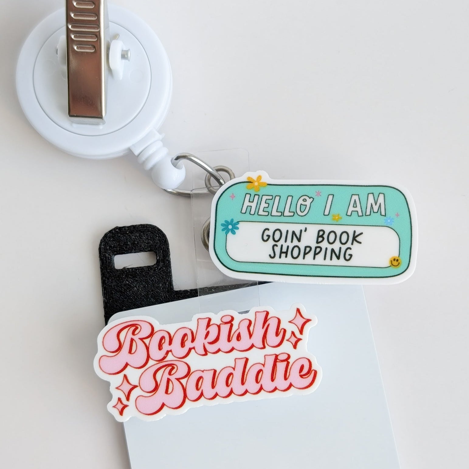 Badge Topper / CHARM COLLECTION - Book Read - Charm Only