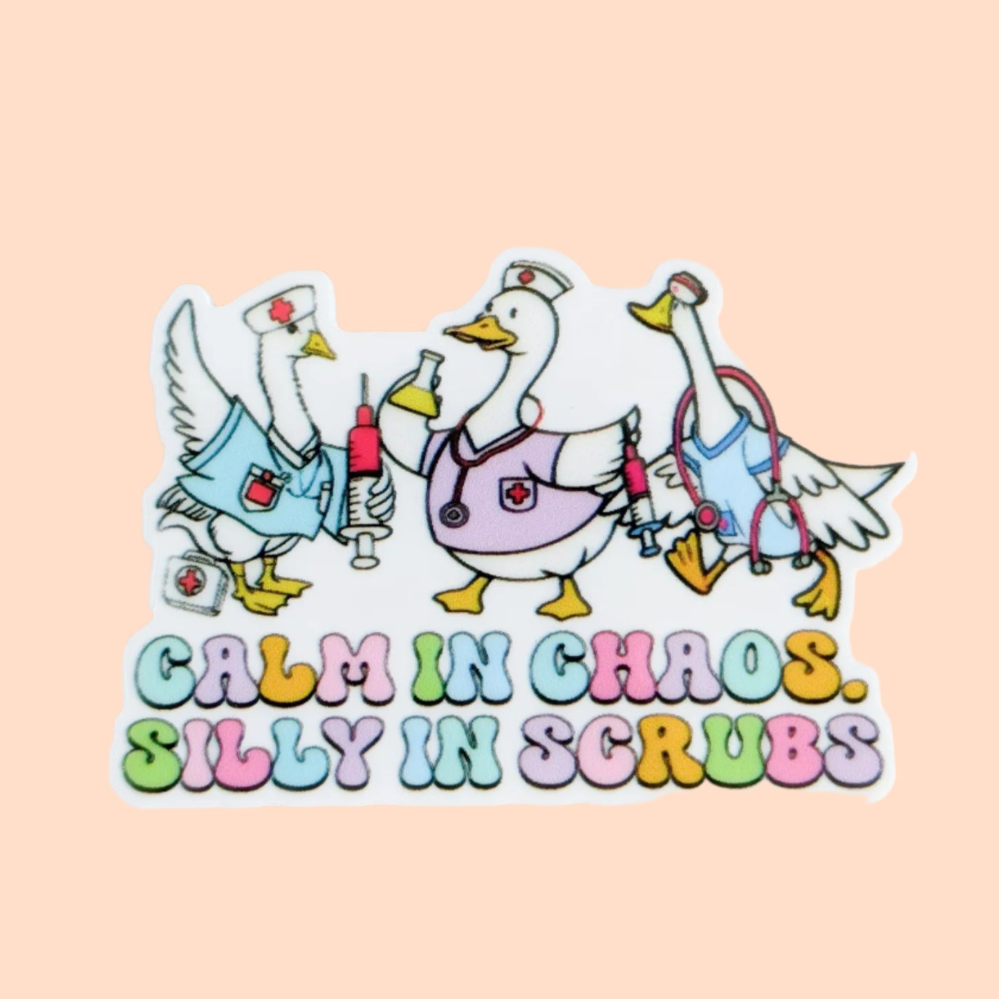 Calm in Chaos Silly in Scrubs / PLASTIC Add on