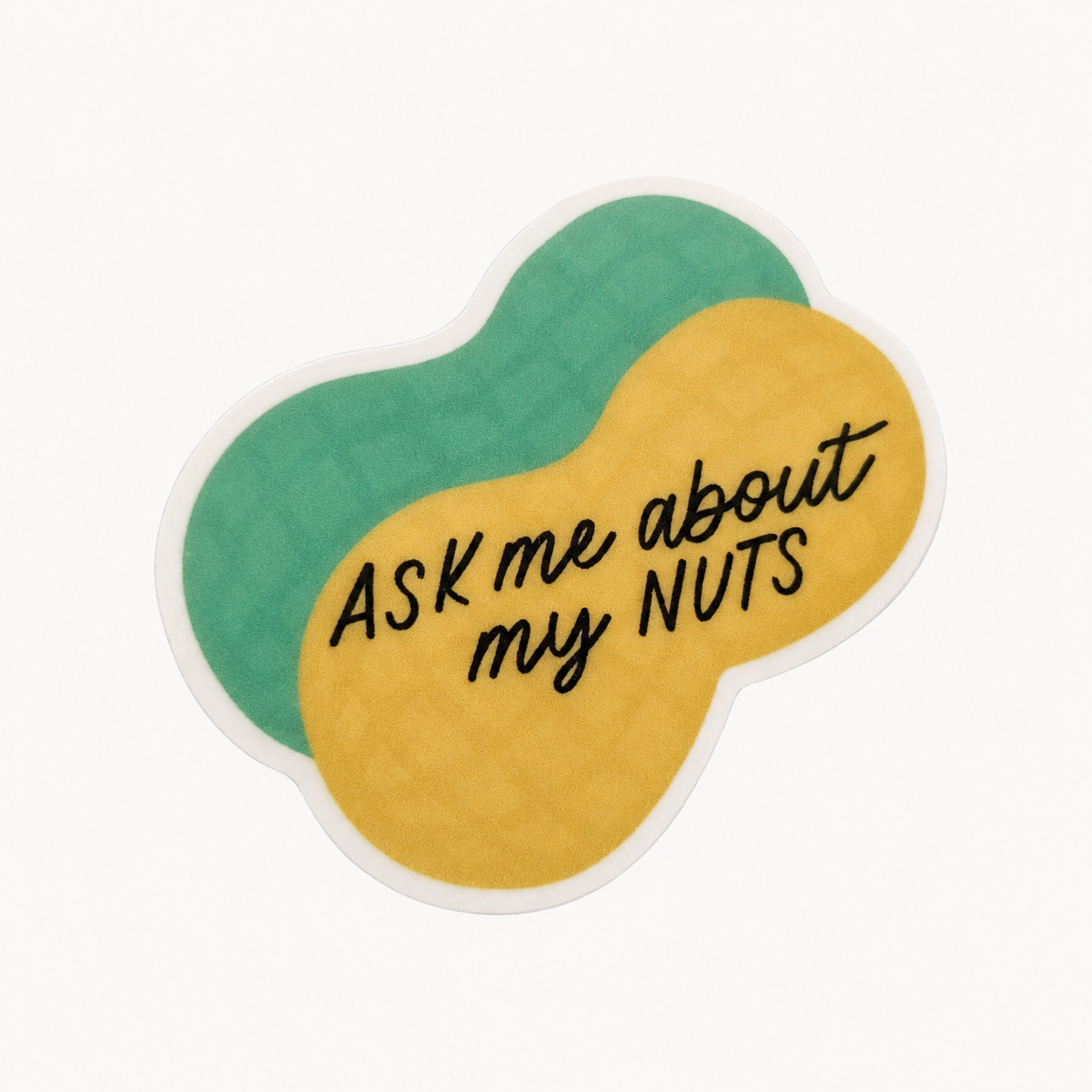 ASK me about my NUTS plastic add-on with peanut-shaped design, compatible with interchangeable badge reel bases for Labor Delivery nurses.