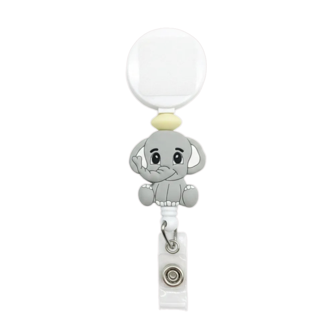 Baby Elephant | Interchangeable Badge Reel