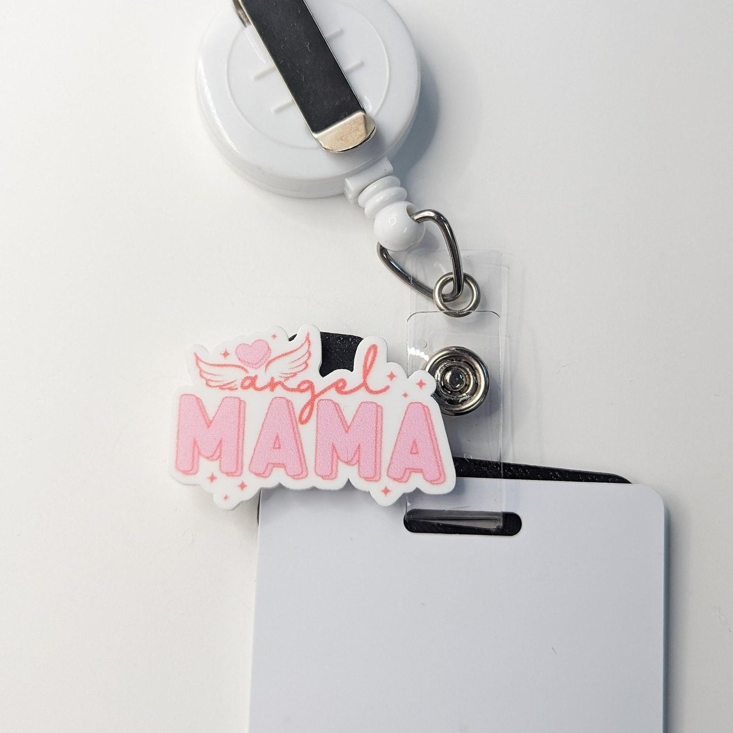 Badge Topper / CHARM COLLECTION - Angel Mama / infant loss - Charm Only
