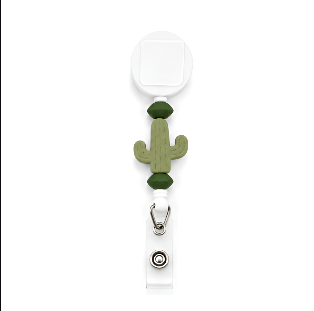 Western Cactus | Interchangeable Badge Reel