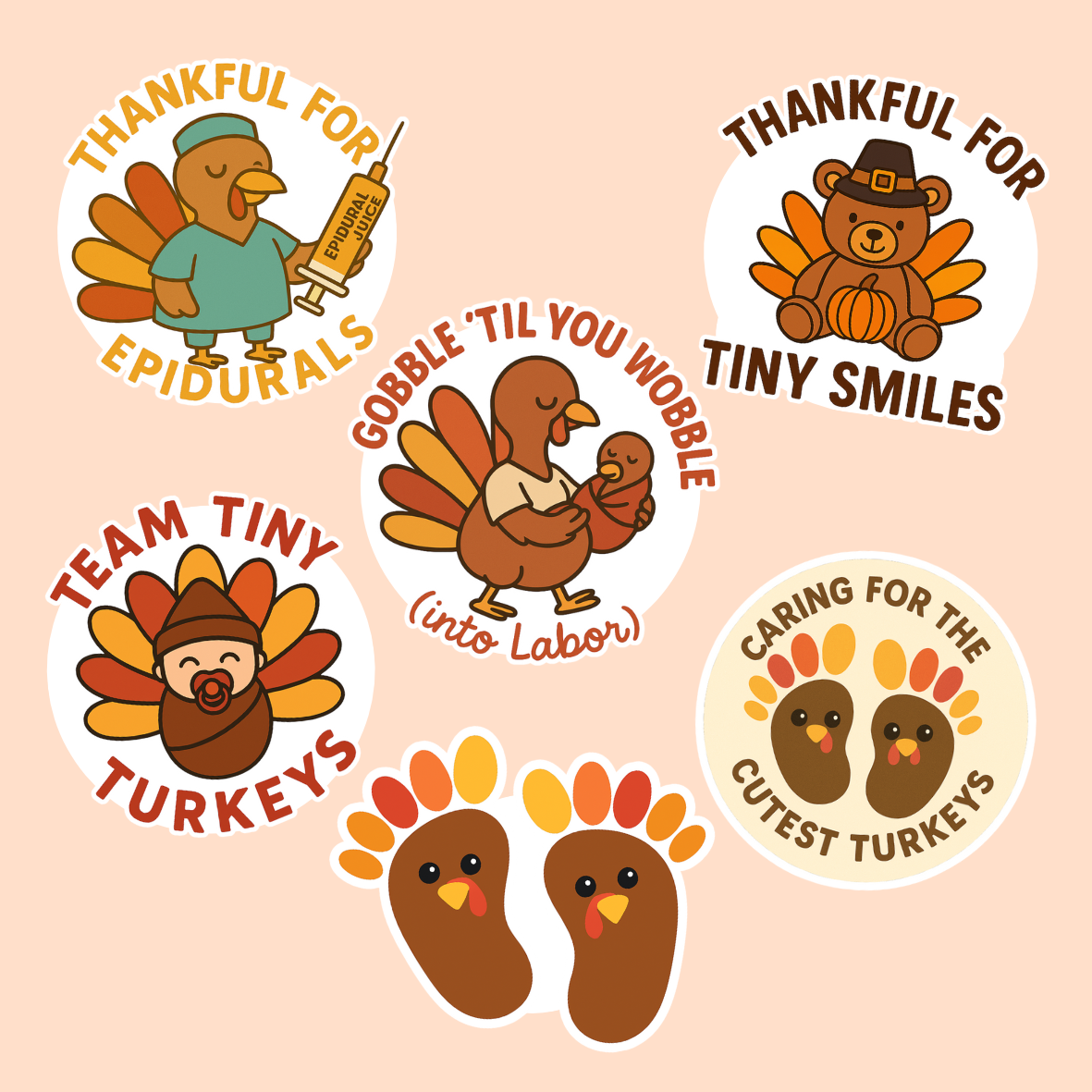 Labor Delivery Thanksgiving / Mother Baby NICU Pediatric / PLASTIC Add on