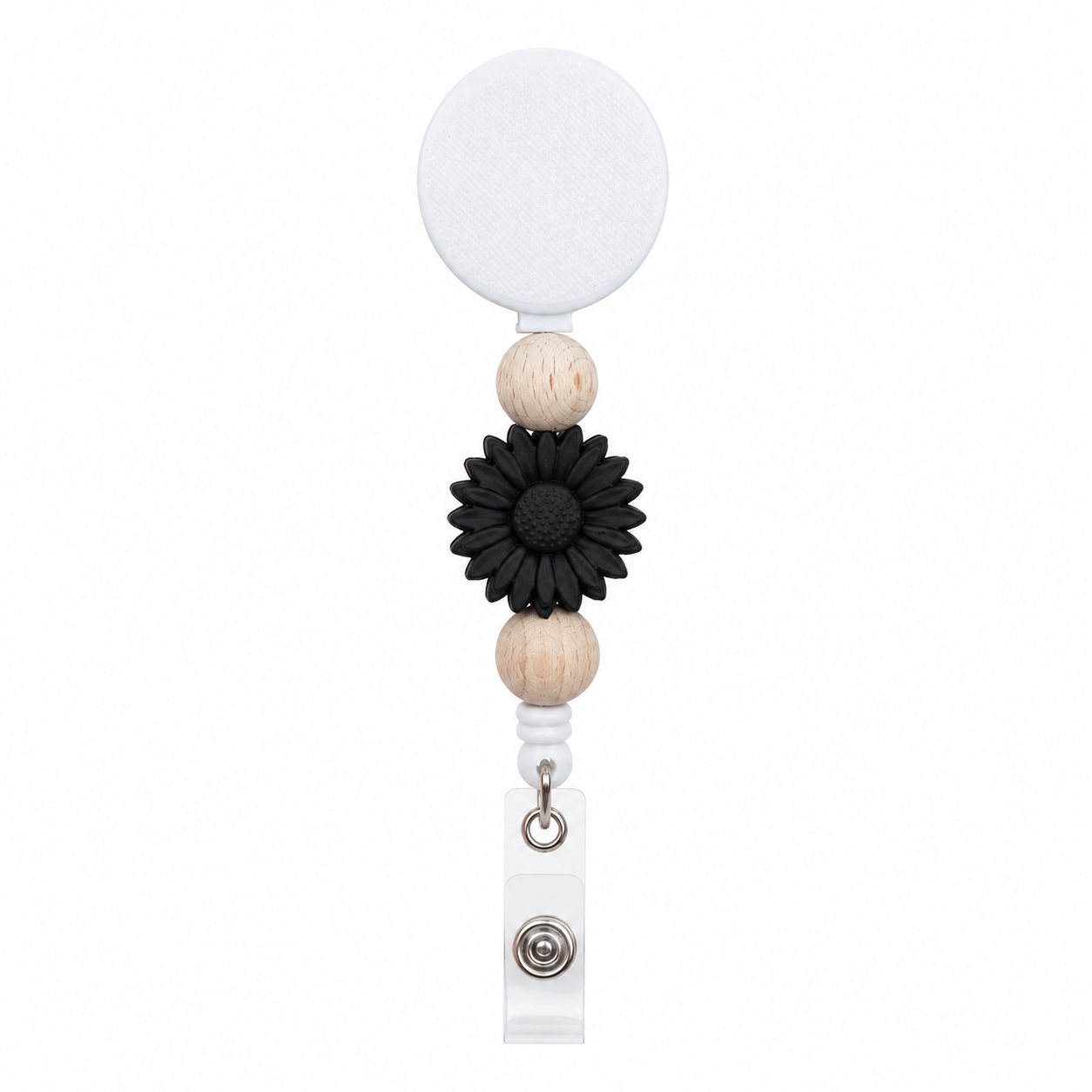 Midnight Daisy | Interchangeable Badge Reel