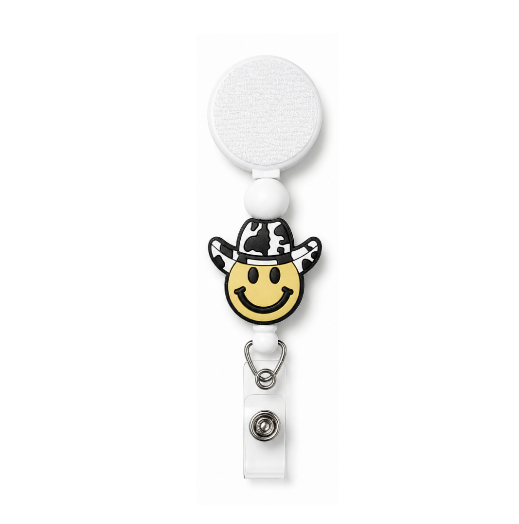 Howdy Smile | Interchangeable Badge Reel