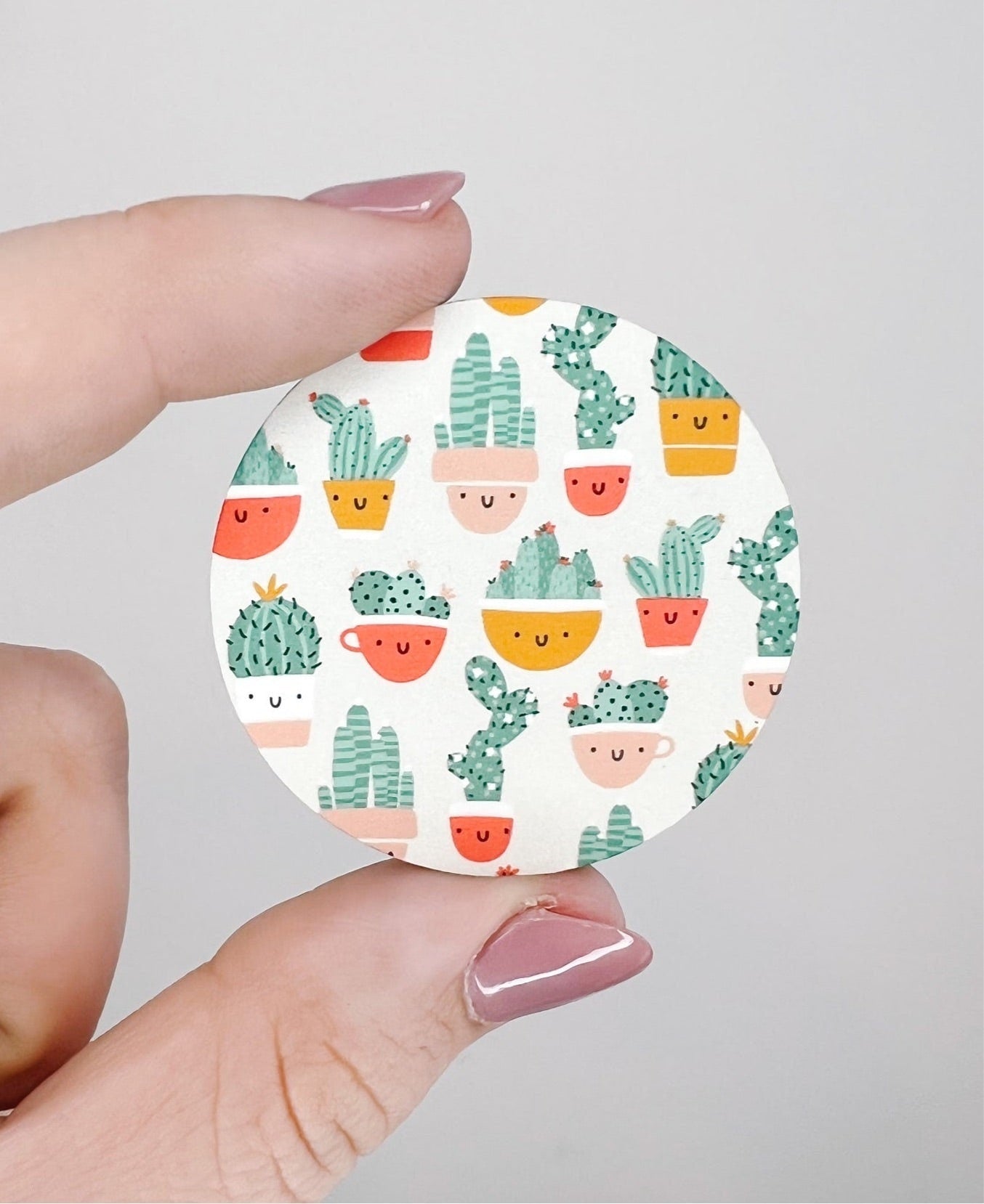 Potted Cactus Boho / Hardboard Add on