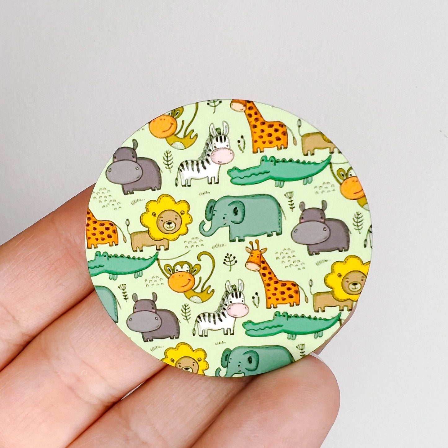 Animal Pediatric / Elephant Lion Giraffe / Hardboard Add on / 1A19