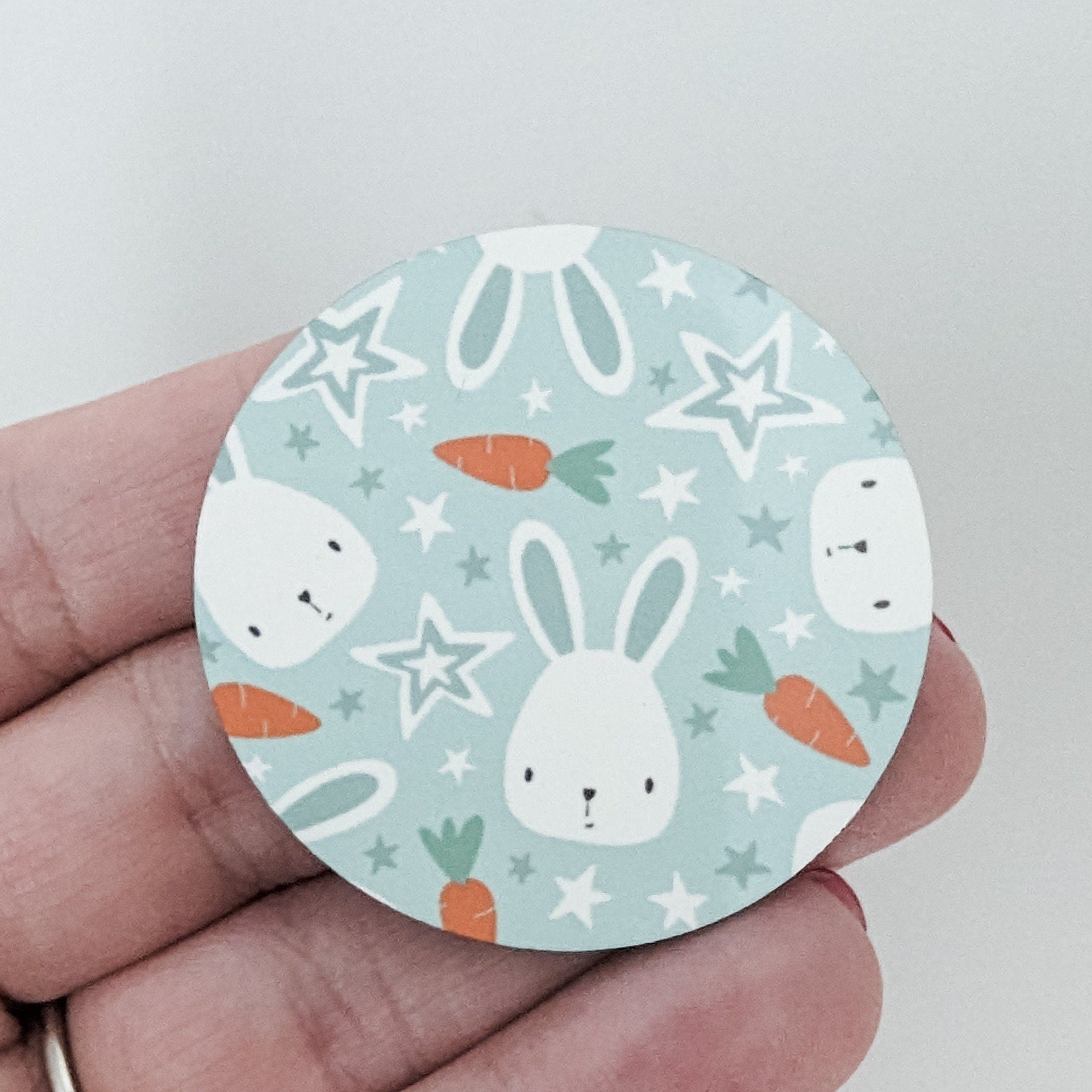 Blue Star Bunny / EASTER / Hardboard Add on / 4A42