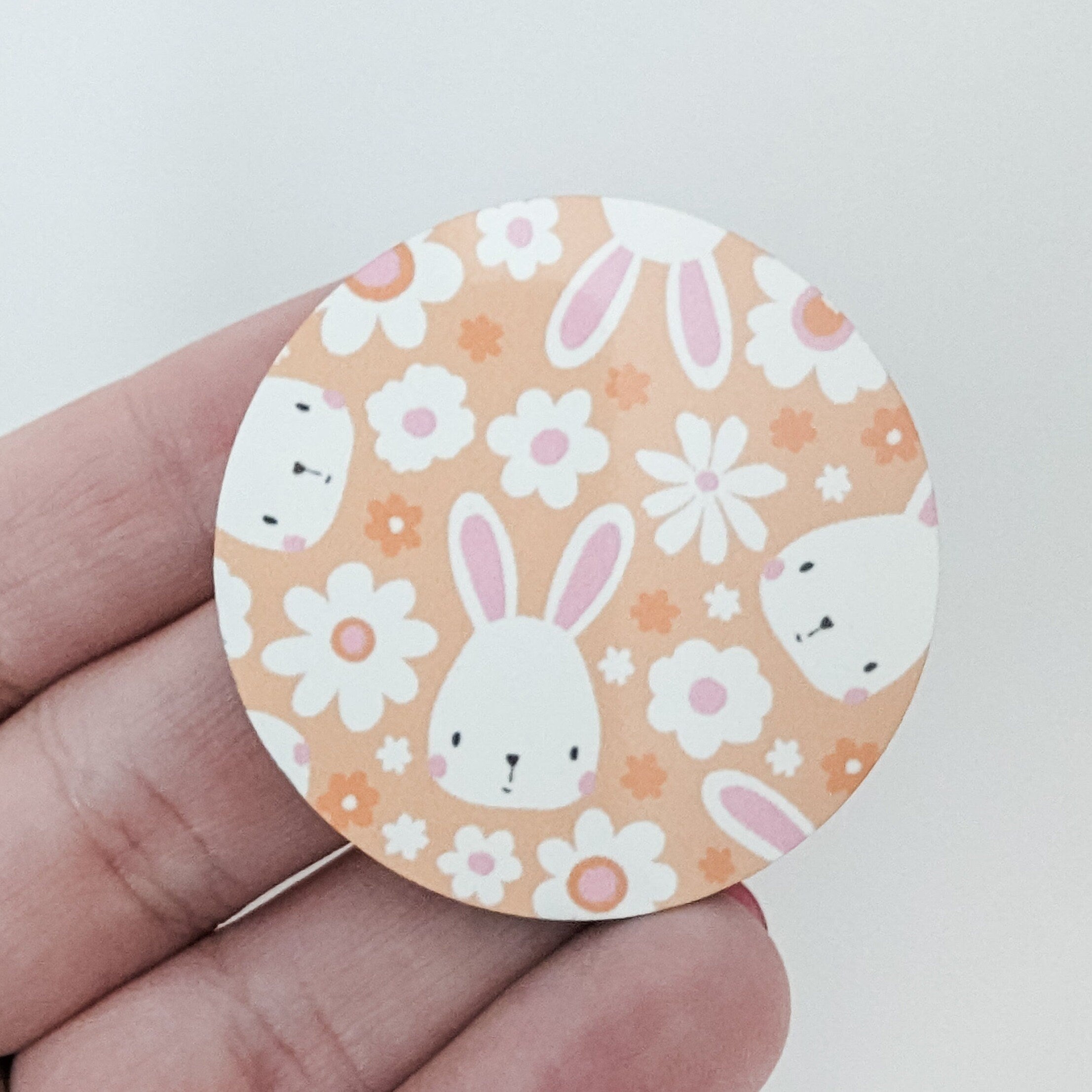 Yellow Flower Bunny / EASTER / Hardboard Add on / 4A41