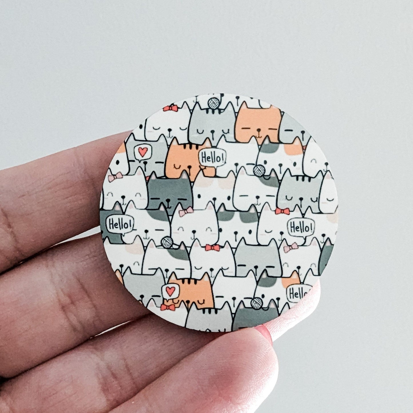 Cat Hello / Hardboard Add on