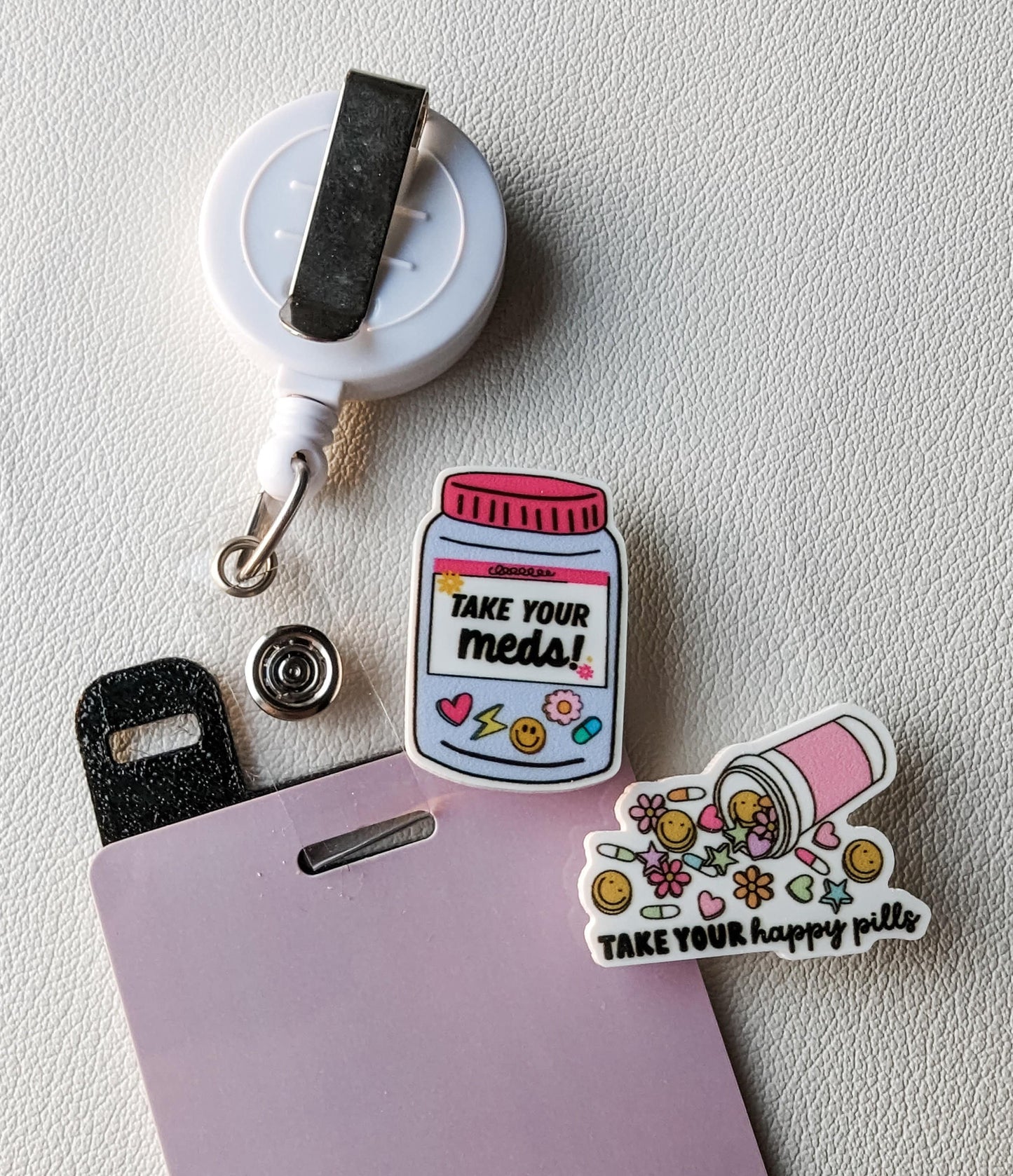 Badge Topper / CHARM COLLECTION - Take Your Pills - Charm Only/ 2C37