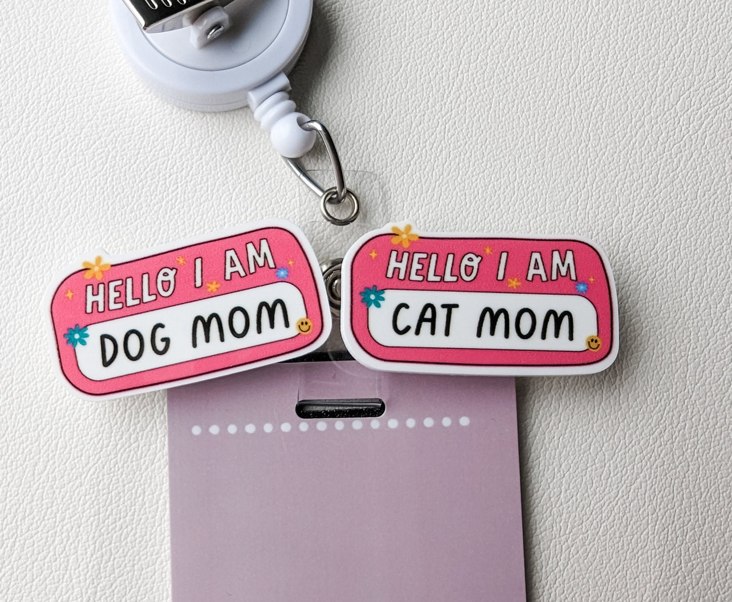 Badge Topper / CHARM COLLECTION - HELLO I am - Charm Only