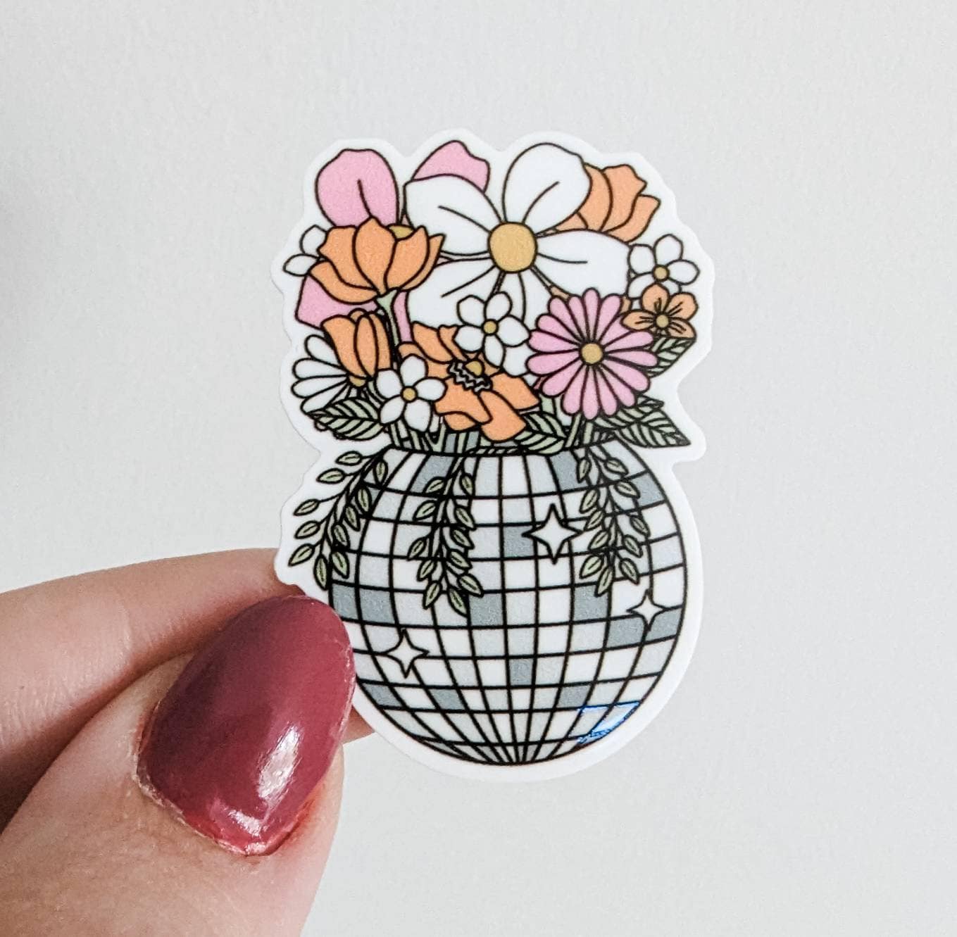Floral Disco Ball / PLASTIC Add on/ 14C15
