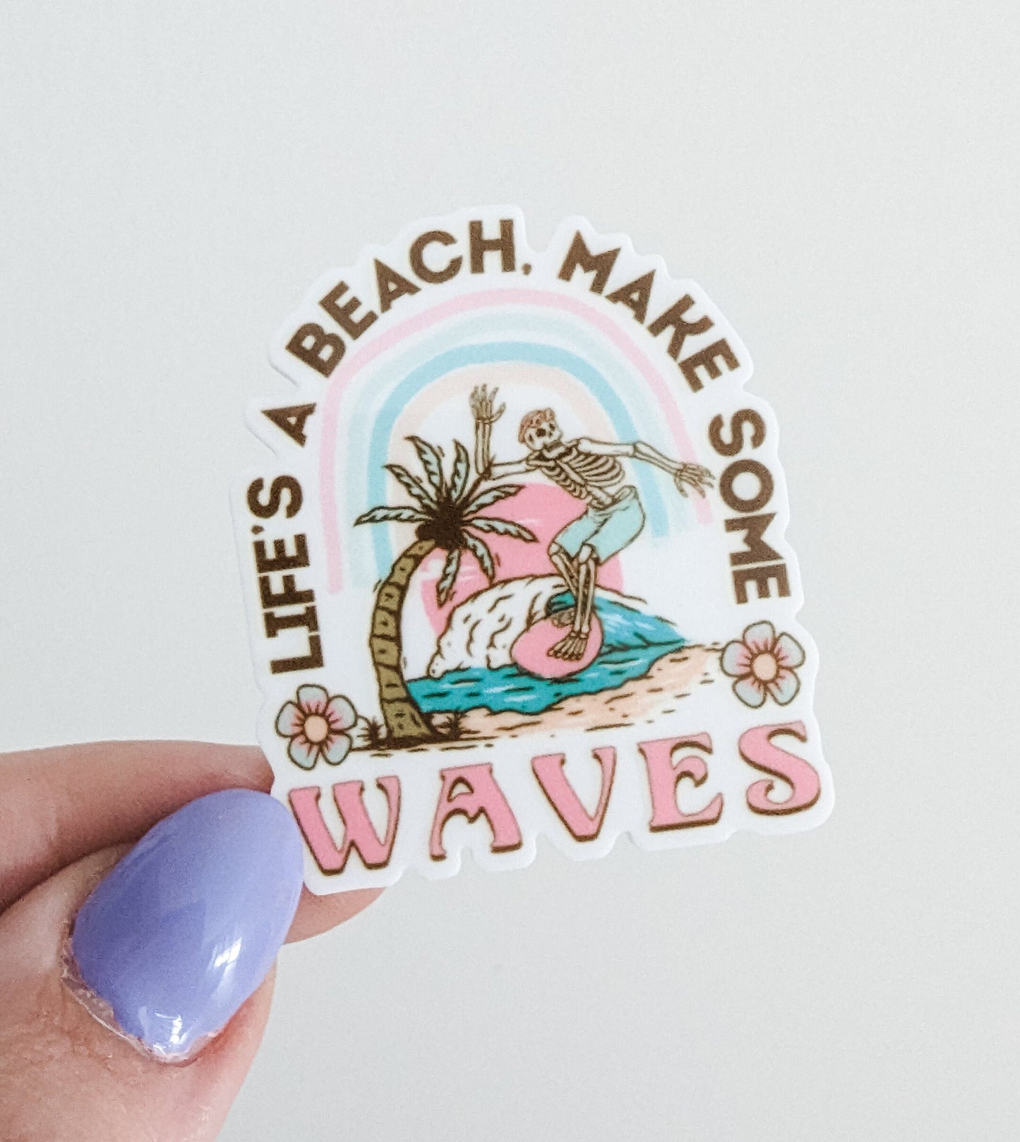 Life's a Beach Make Waves / PLASTIC Add on