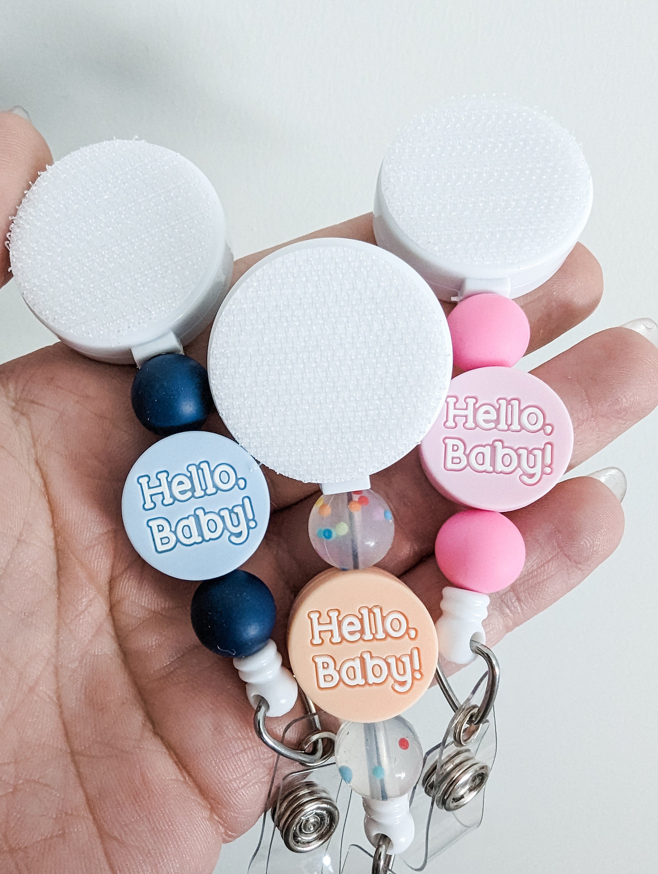 Hello Baby / Interchangeable Badge Reel