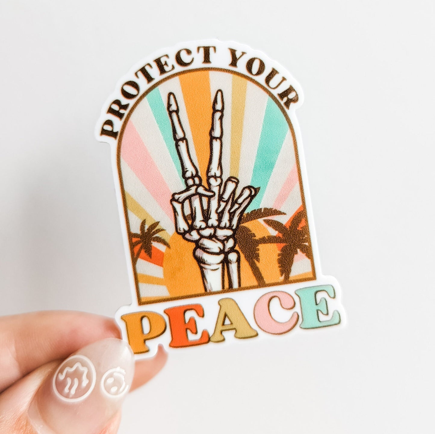 Protect Your Peace / Skeleton / PLASTIC Add on / 10C3