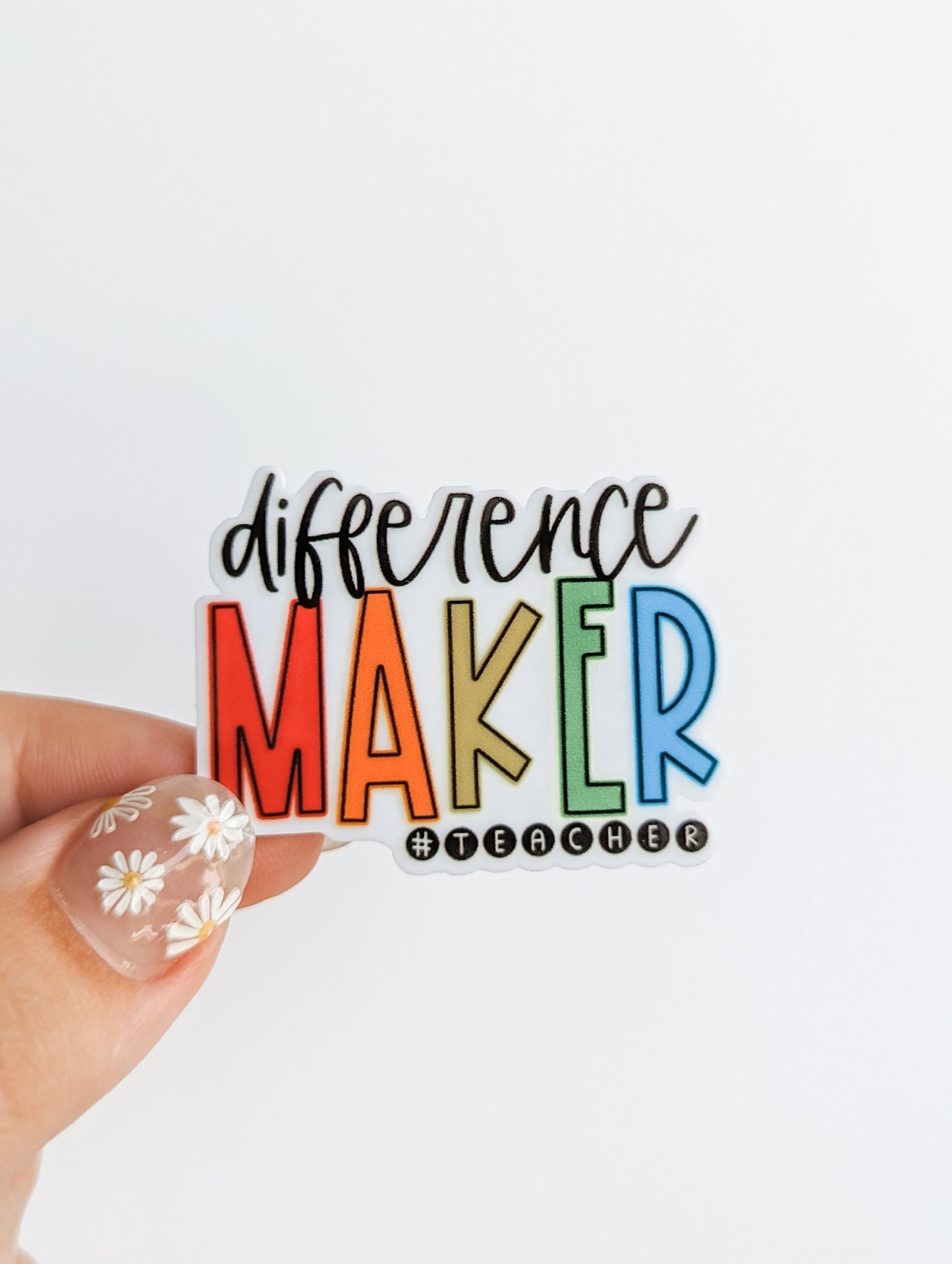 Difference Maker / Teacher / PLASTIC Add on / 9C32