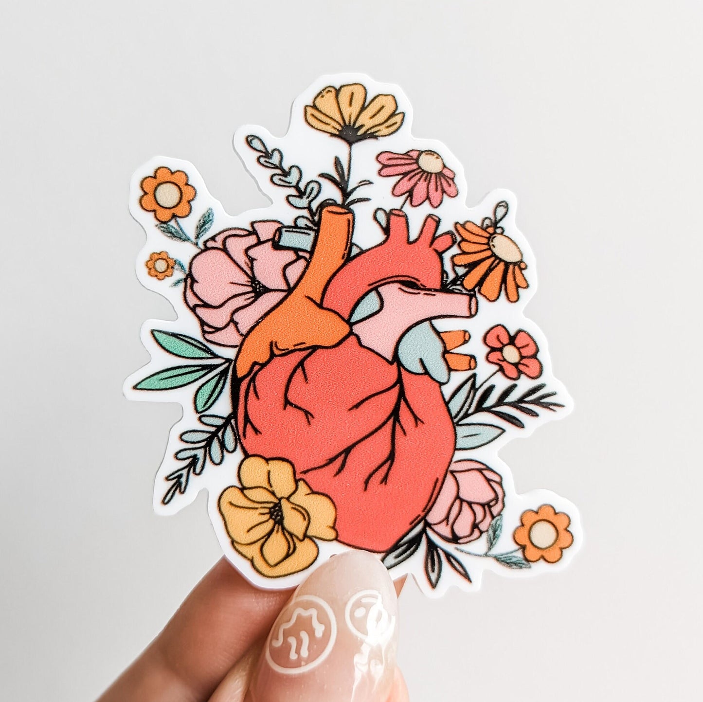 Floral Heart / Cardiac / PLASTIC Add on / 10C11