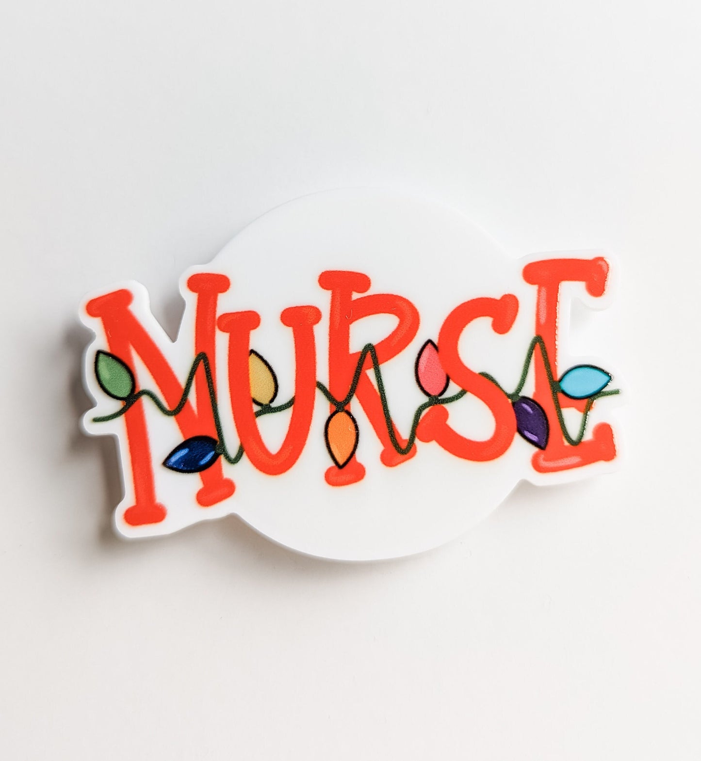 Nurse Christmas Lights / PLASTIC Add on / 12A32
