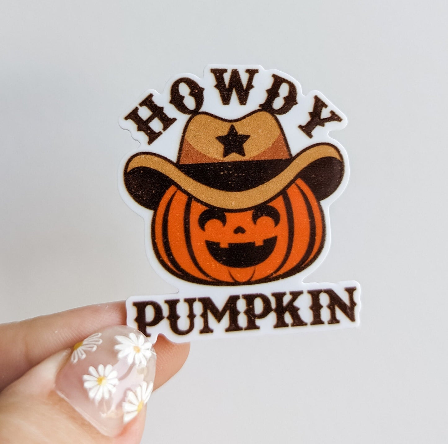 Howdy Pumpkin / Halloween / PLASTIC Add on / 9C18