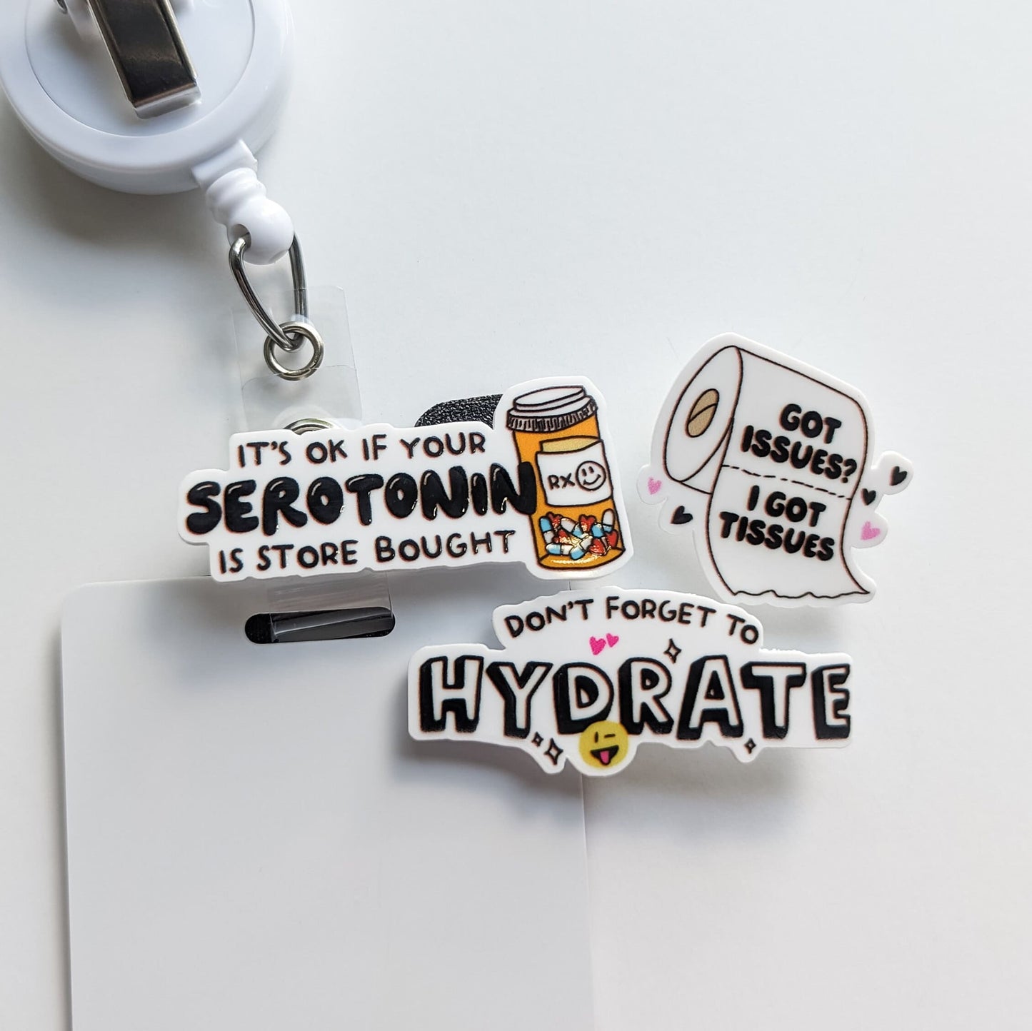 Badge Topper / CHARM COLLECTION - Friendly Reminders - Charm Only