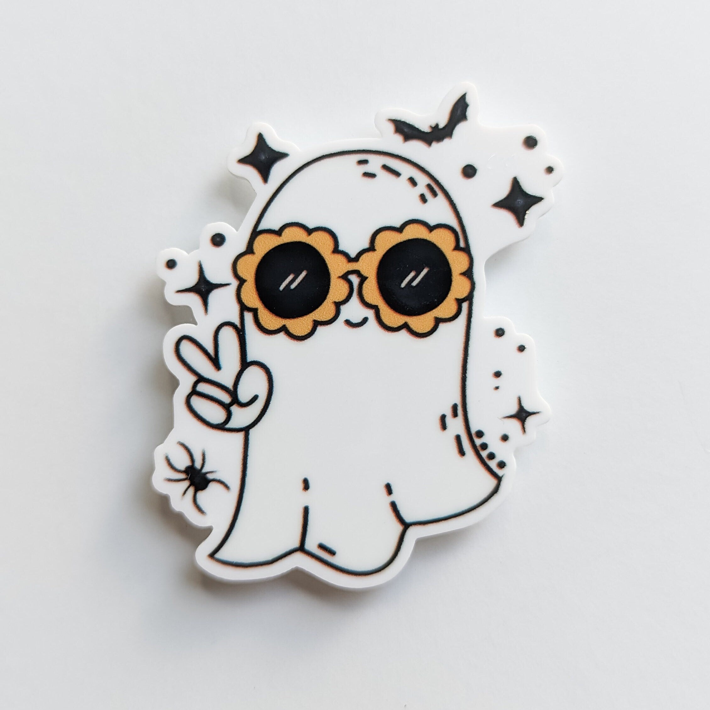 Groovy Ghost / Halloween / PLASTIC Add on / 14A27
