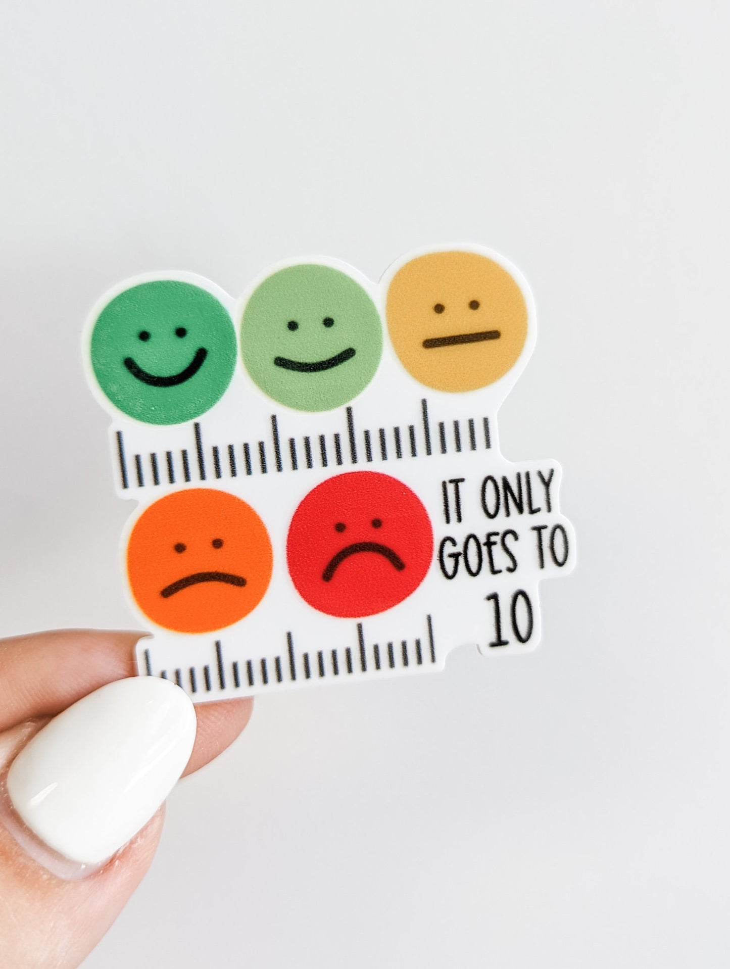 Pain Scale Goes to 10 / PLASTIC Add on / 13B6