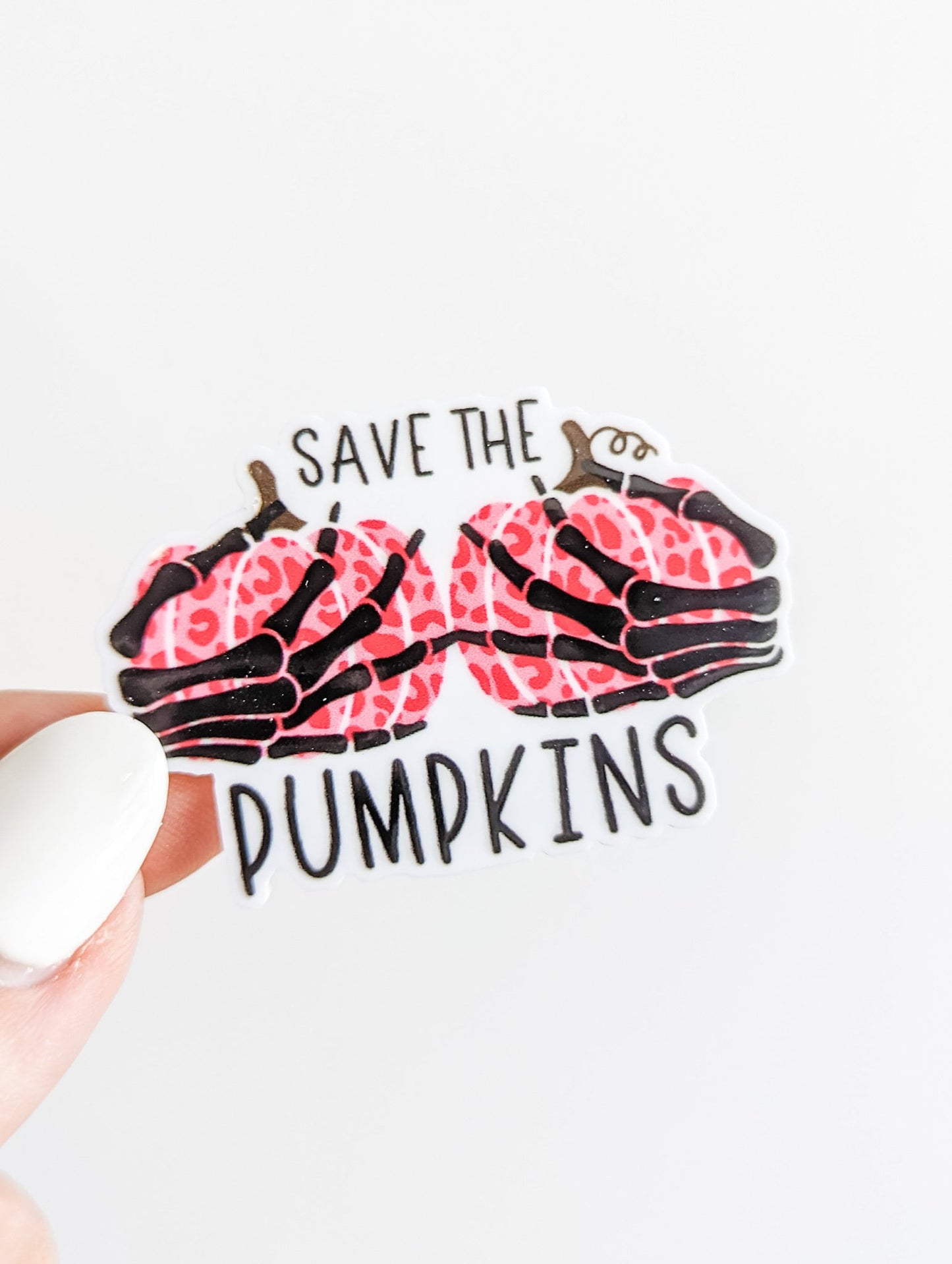 Save the Pumpkin / Breast Cancer Awareness / PLASTIC Add on / 14A43