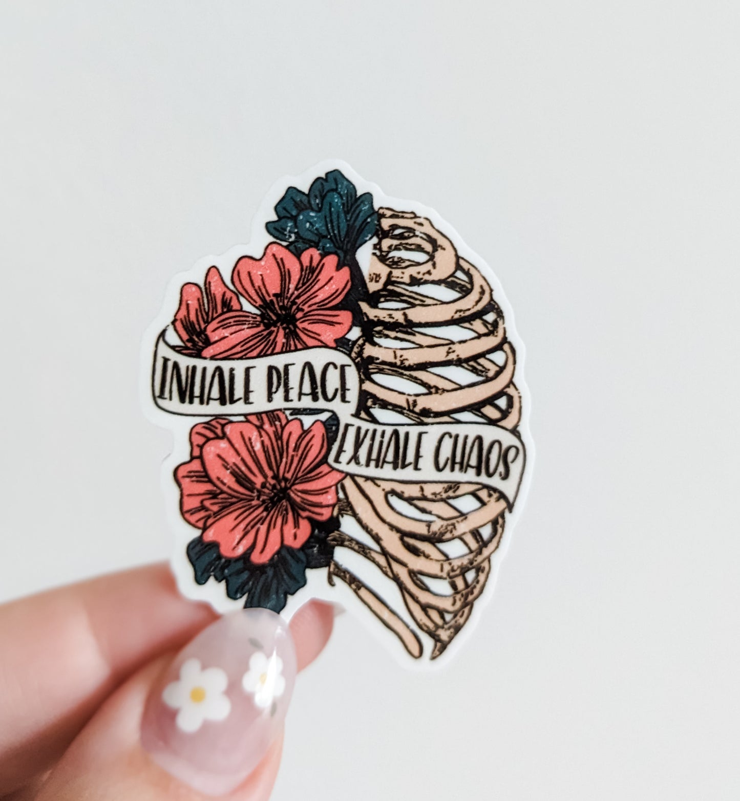 Inhale Peace Exhale Chaos / PLASTIC Add on