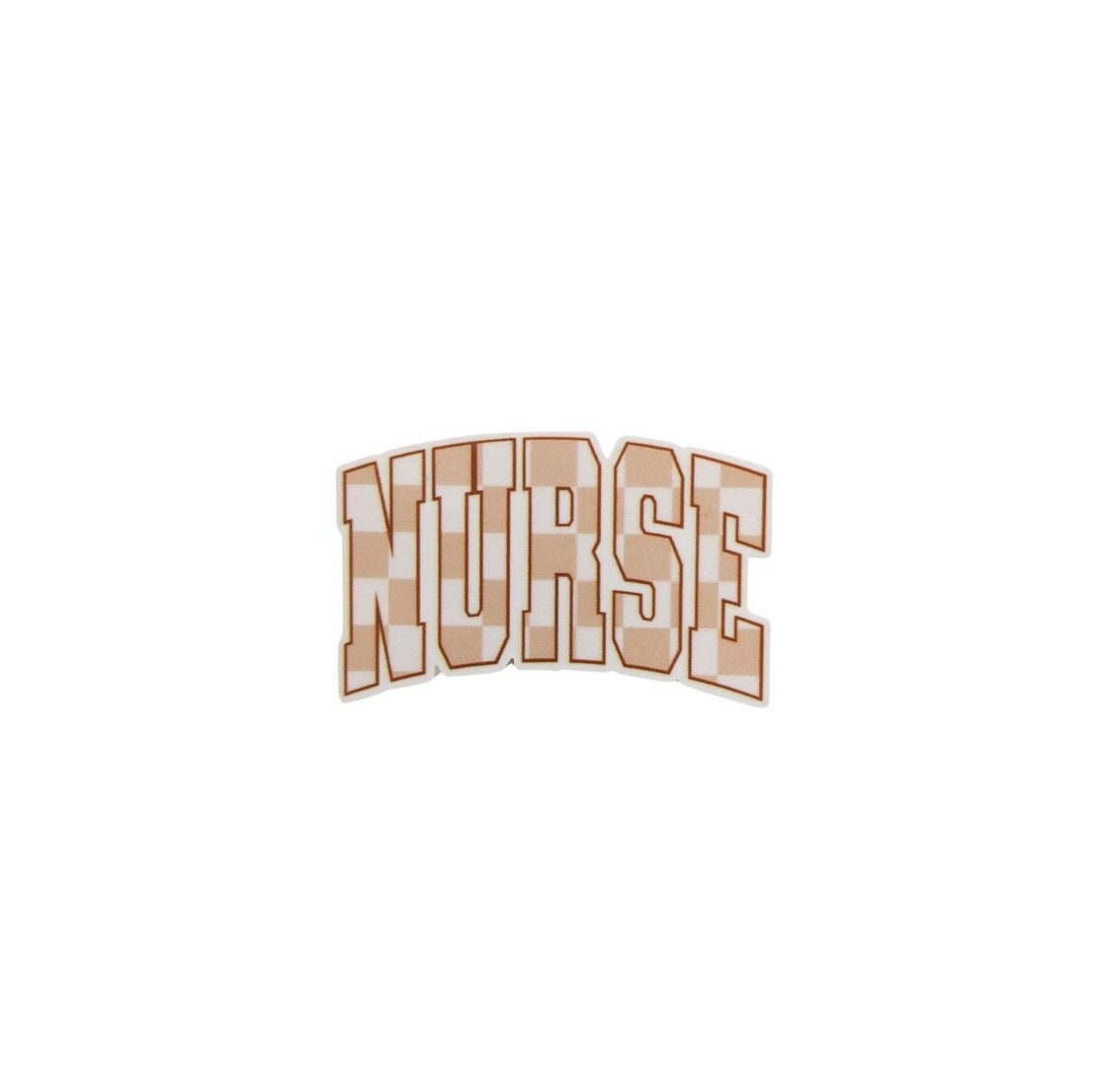 Nurse - Neutral Checkered / PLASTIC Add on / 10B22
