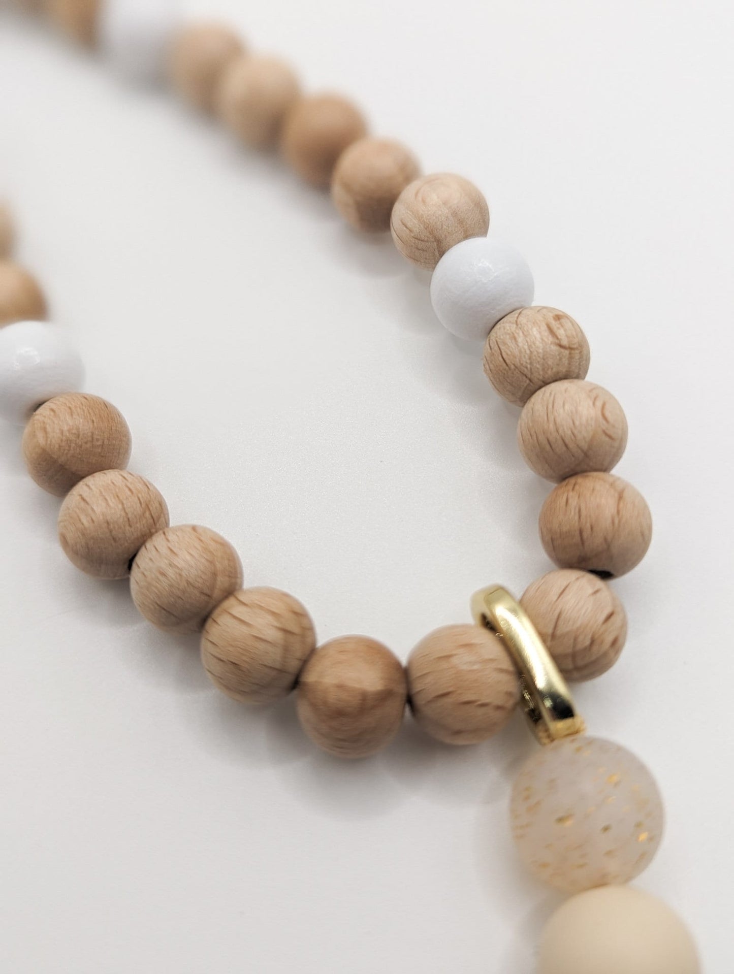 Lanyard Interchangeable BASE - White Wood