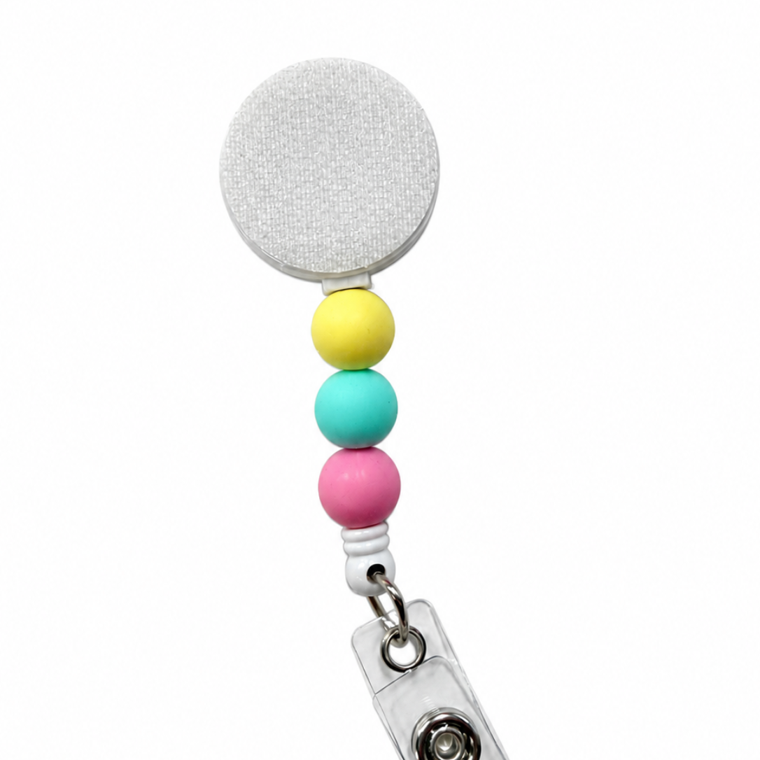 Sunshine and Sprinkles Interchangeable Badge Reel