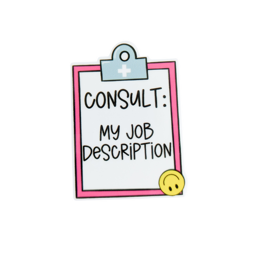 Consult My Job Description / PLASTIC Add on / 8C29