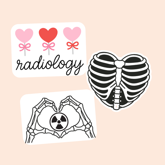 Radiology Rad Tech / Valentine's Day / Plastic Add on