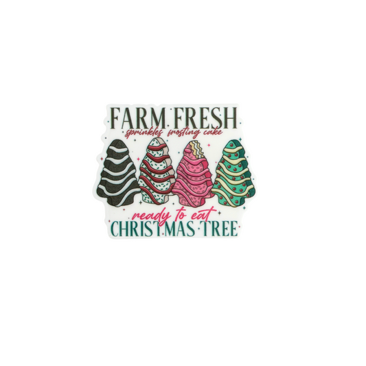 Farm Fresh Christmas Tree / PLASTIC Add on