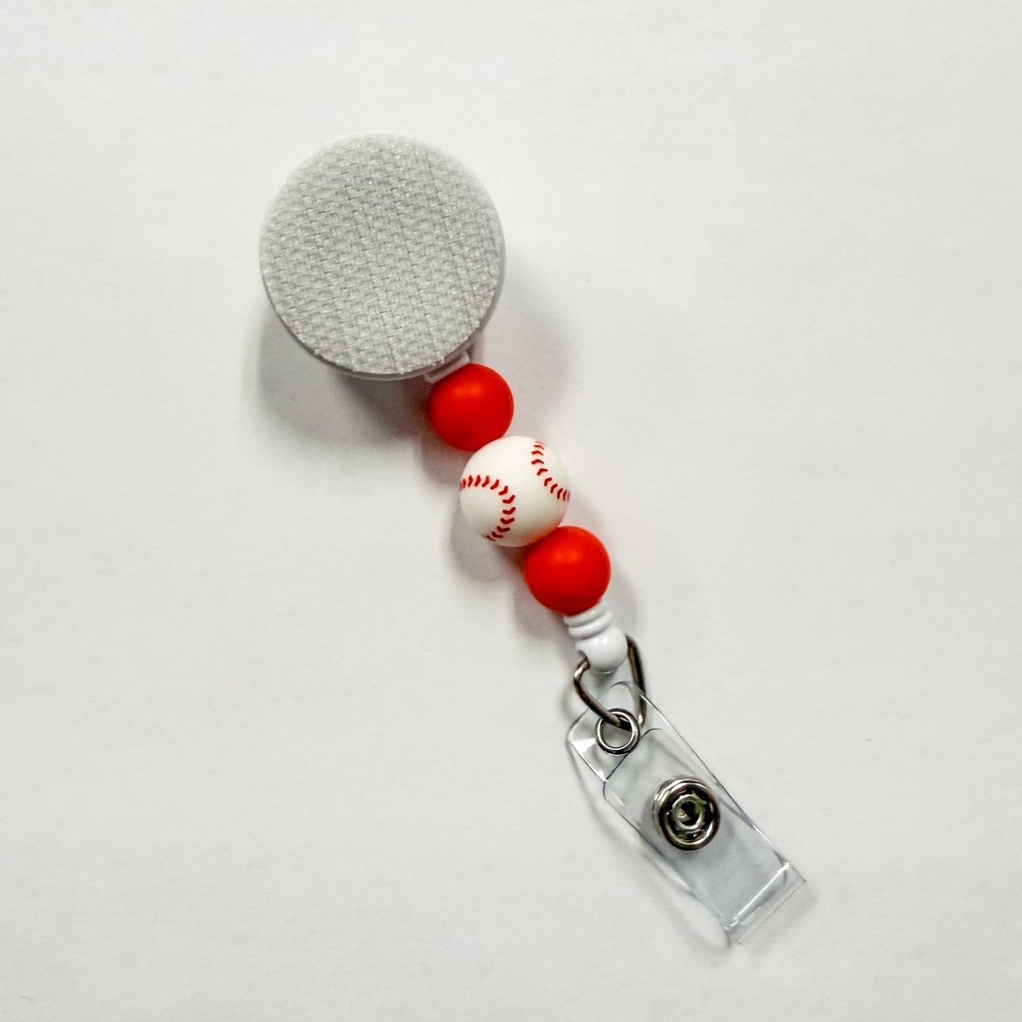 Baseball Interchangeable Badge Reel