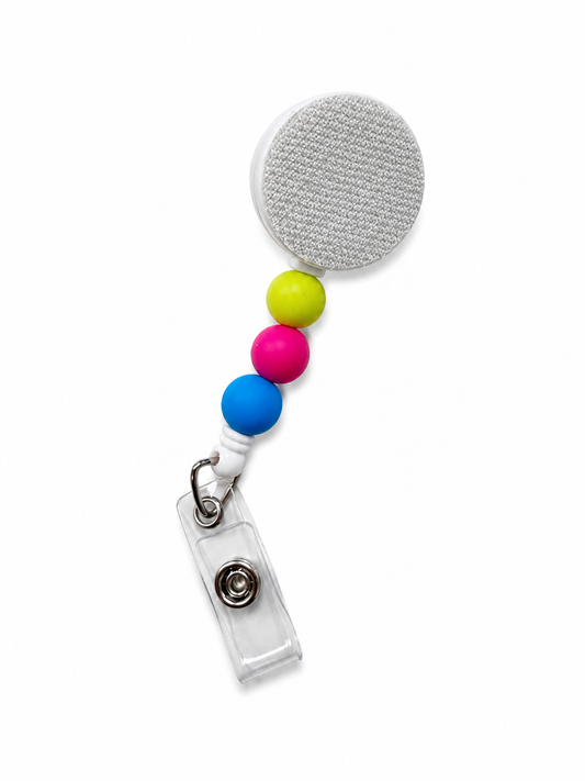 Summer Fun Interchangeable Badge Reel